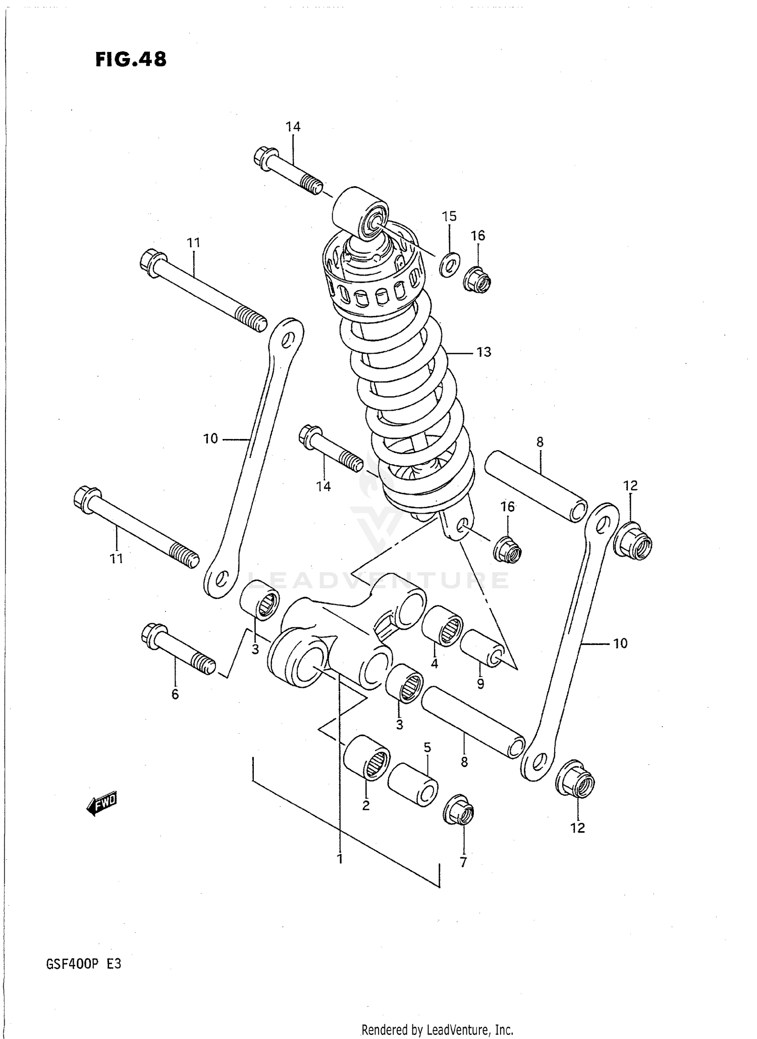REAR CUSHION LEVER