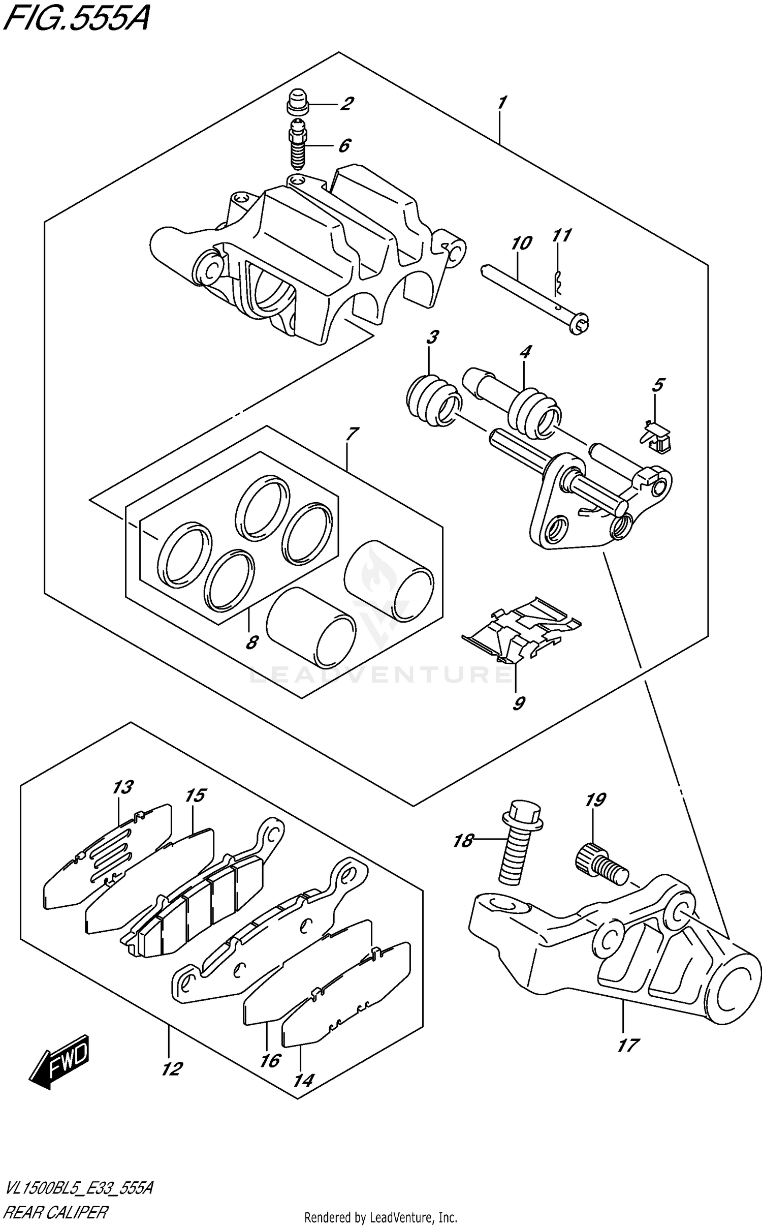REAR CALIPER