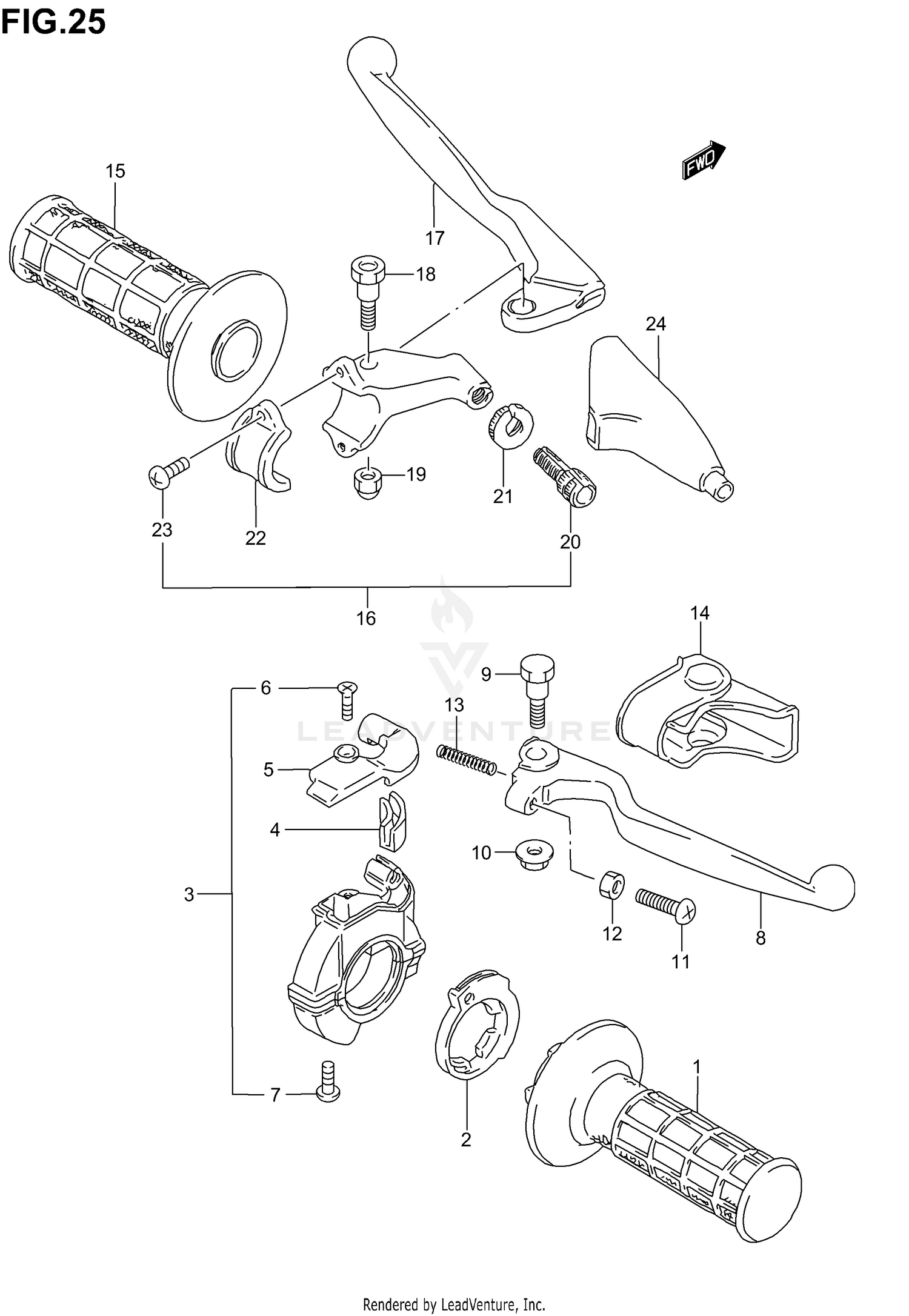 HANDLE LEVER (MODEL K2/K3/K4)