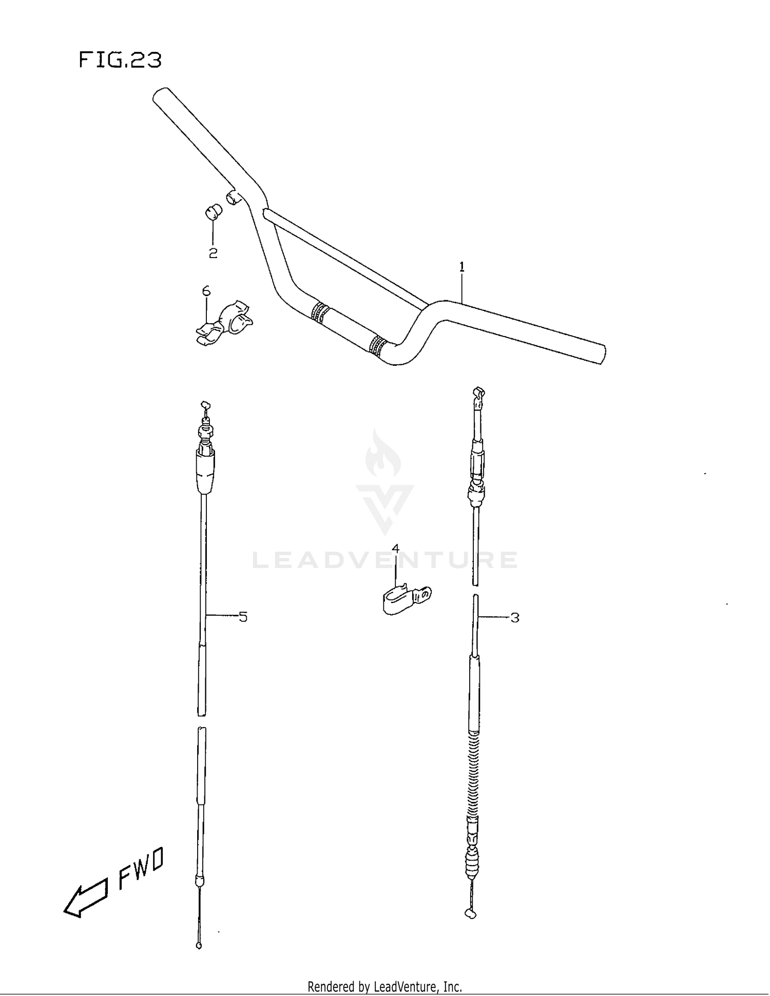 HANDLEBAR - CABLE