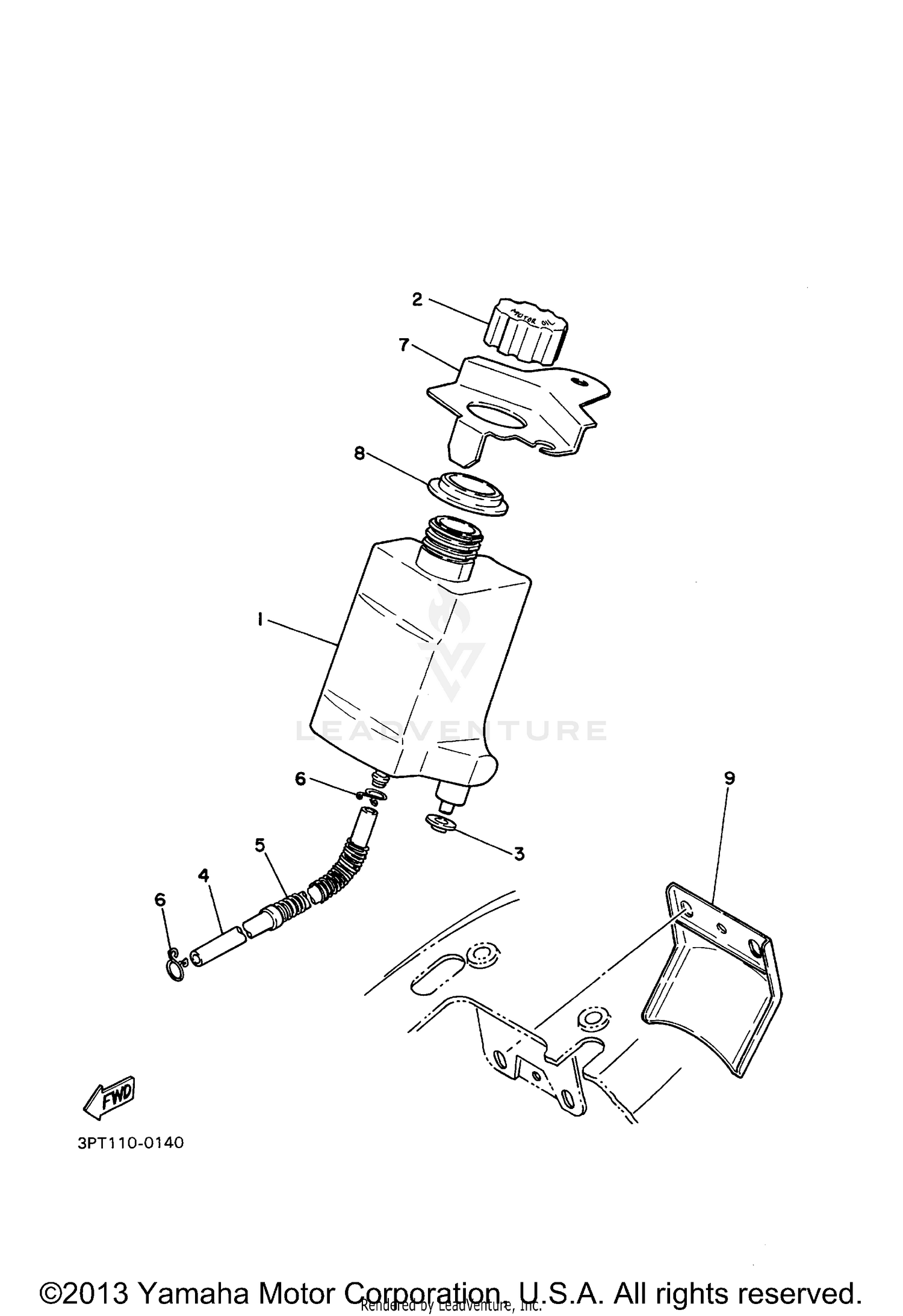 STEERING STEM (VL1500L4 E03)