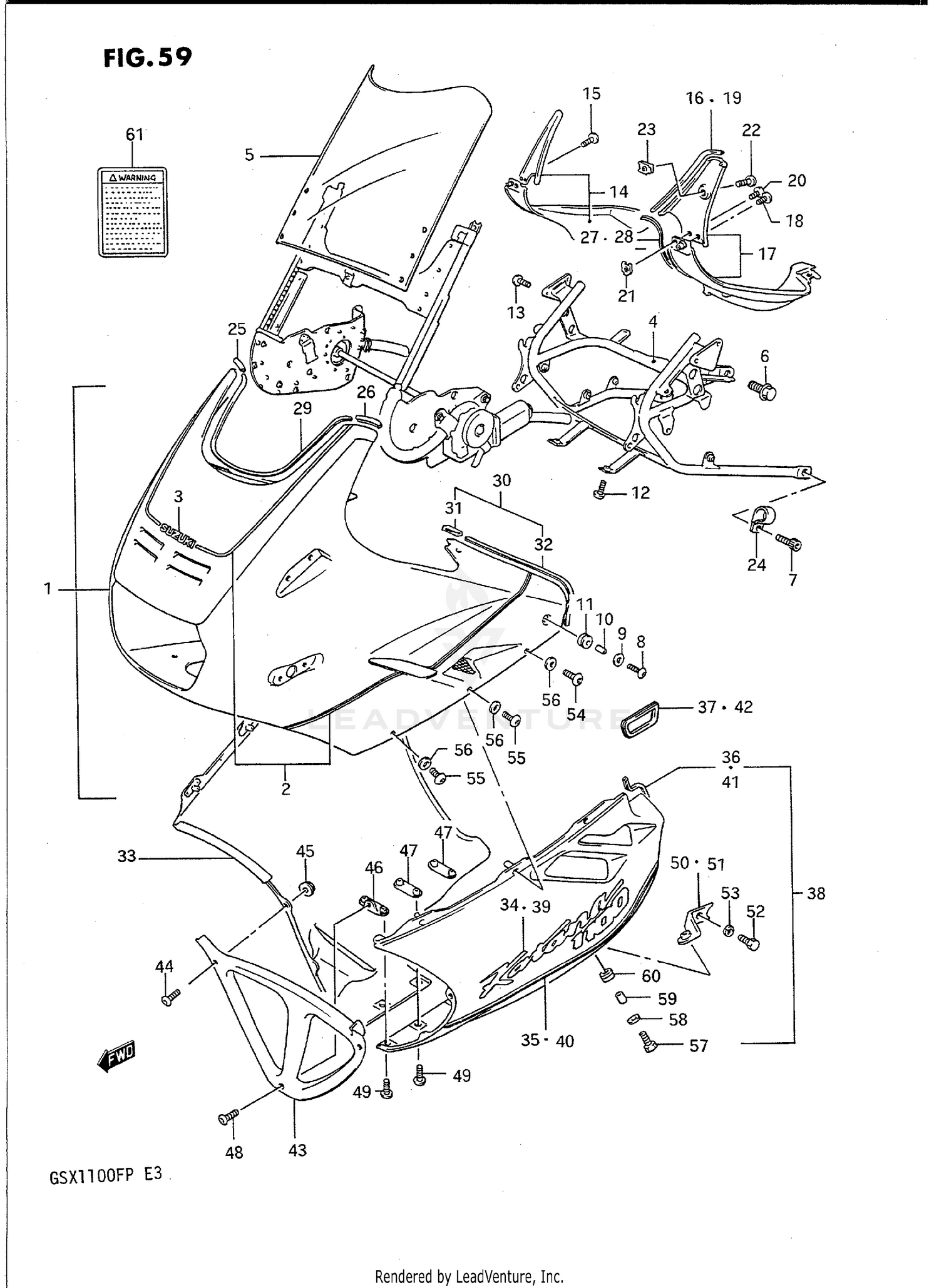 COWLING (MODEL J)