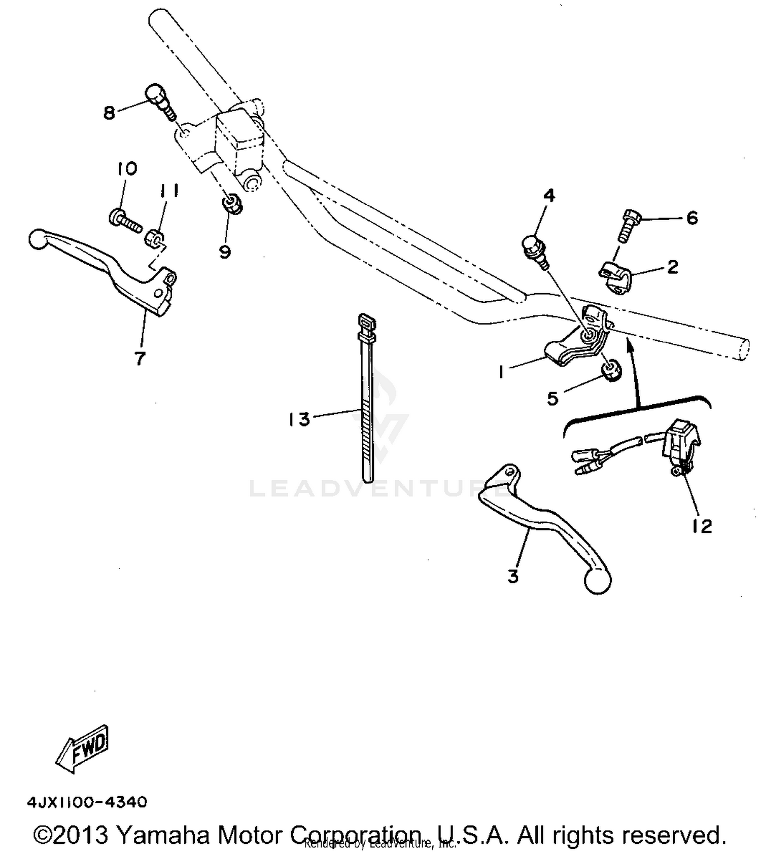 HANDLE SWITCH (VZR1800BZL9 E33)