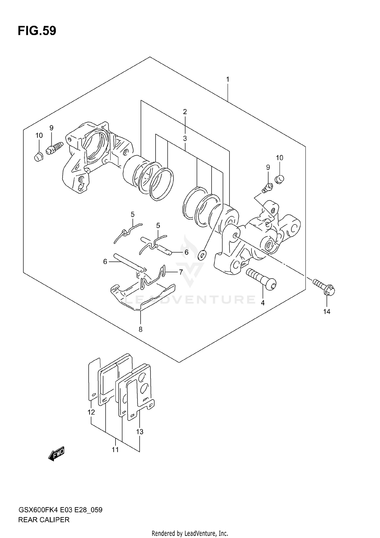 REAR CALIPER