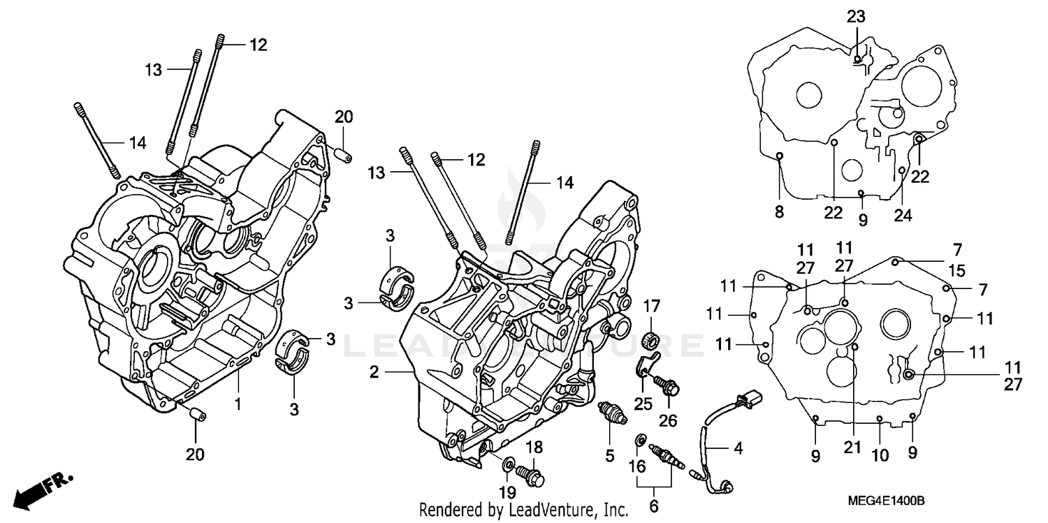 STARTING MOTOR (MODEL X)