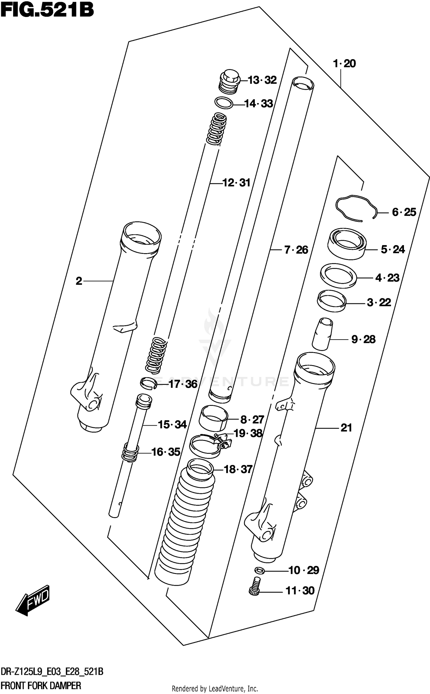 FRONT FENDER (SV650L9 E03)