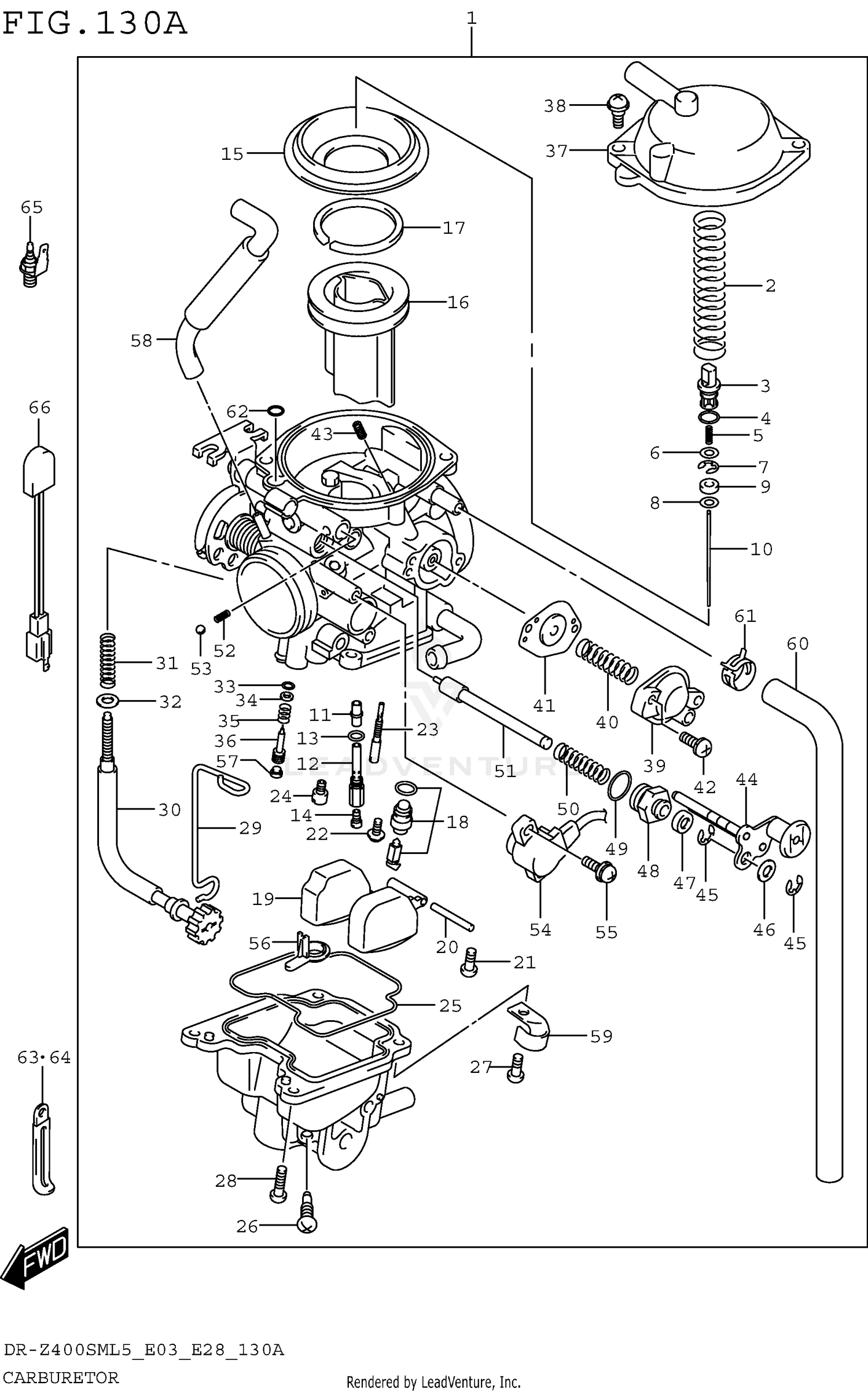 CARBURETOR (DR-Z400SML5 E03)