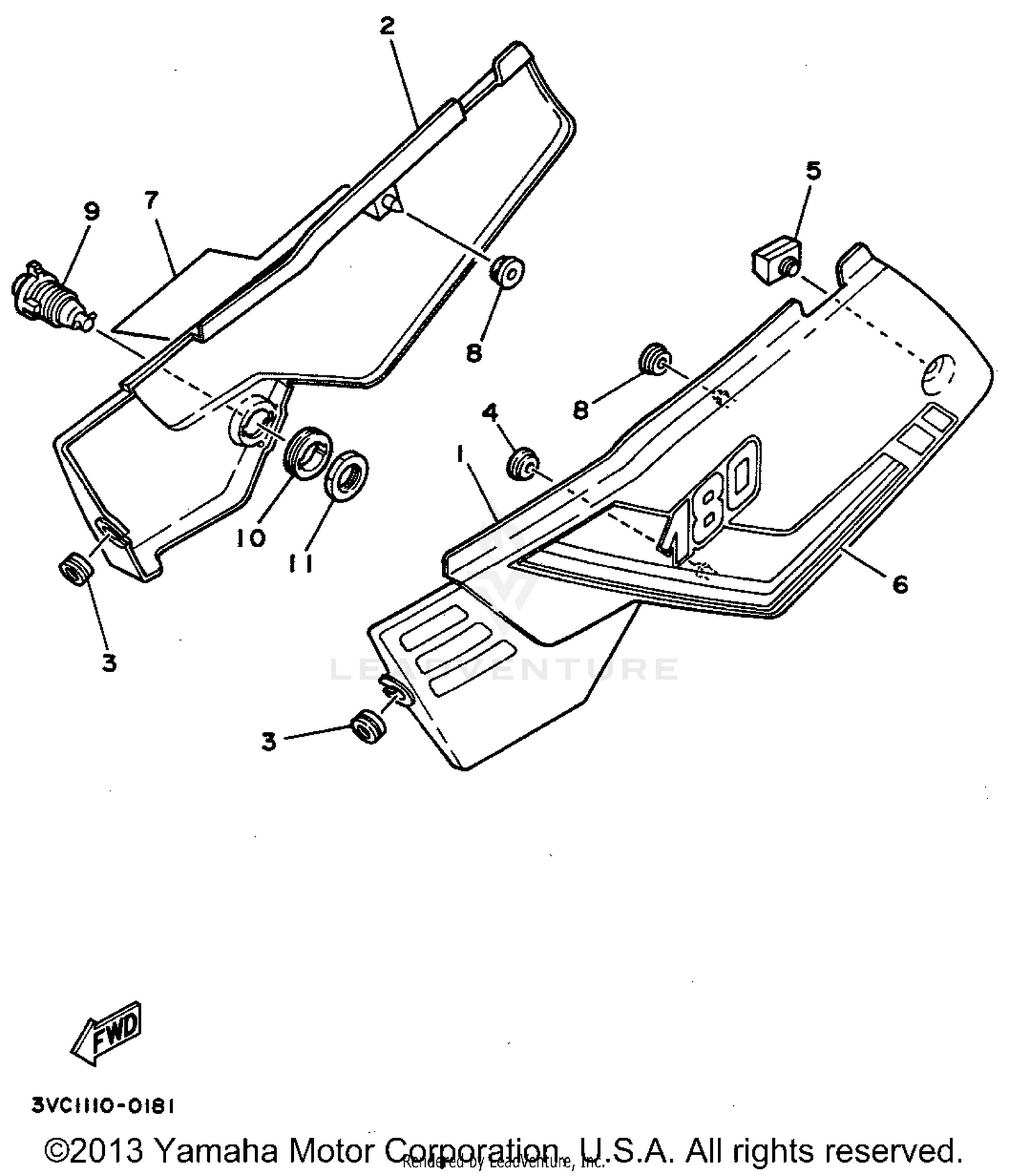 HEADLAMP HOUSING