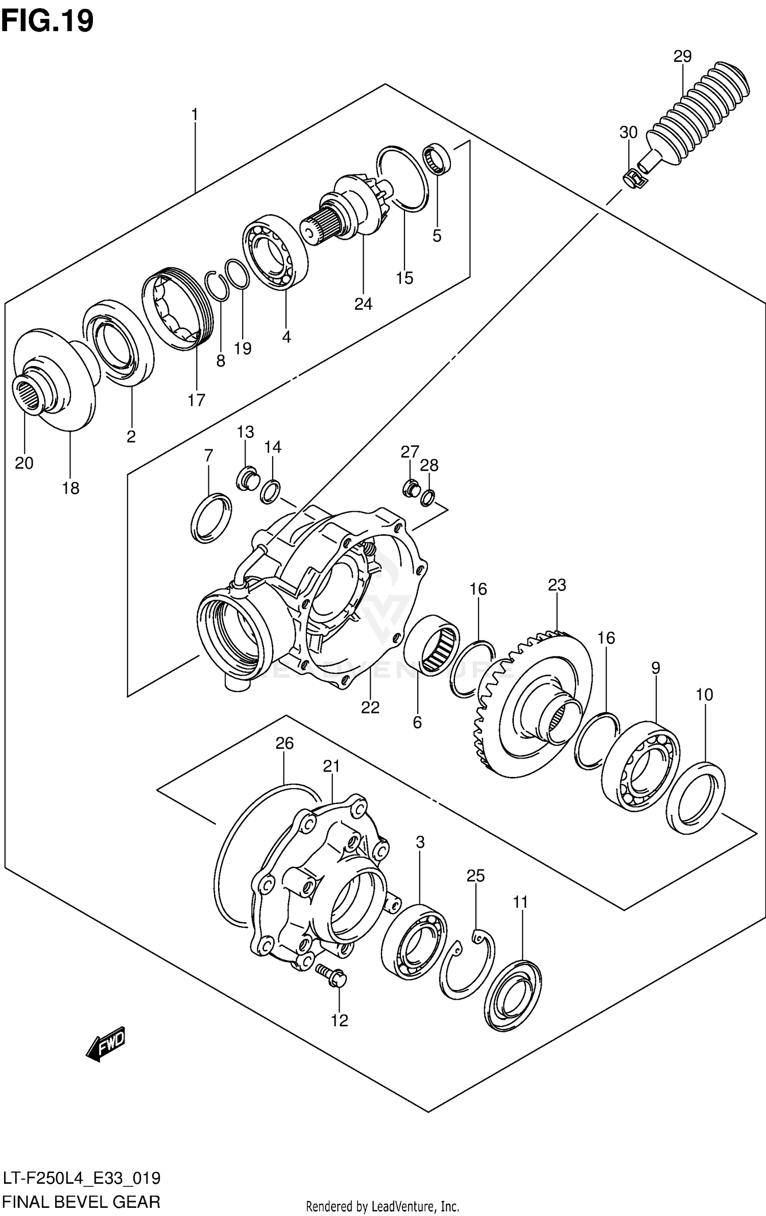 FINAL BEVEL GEAR