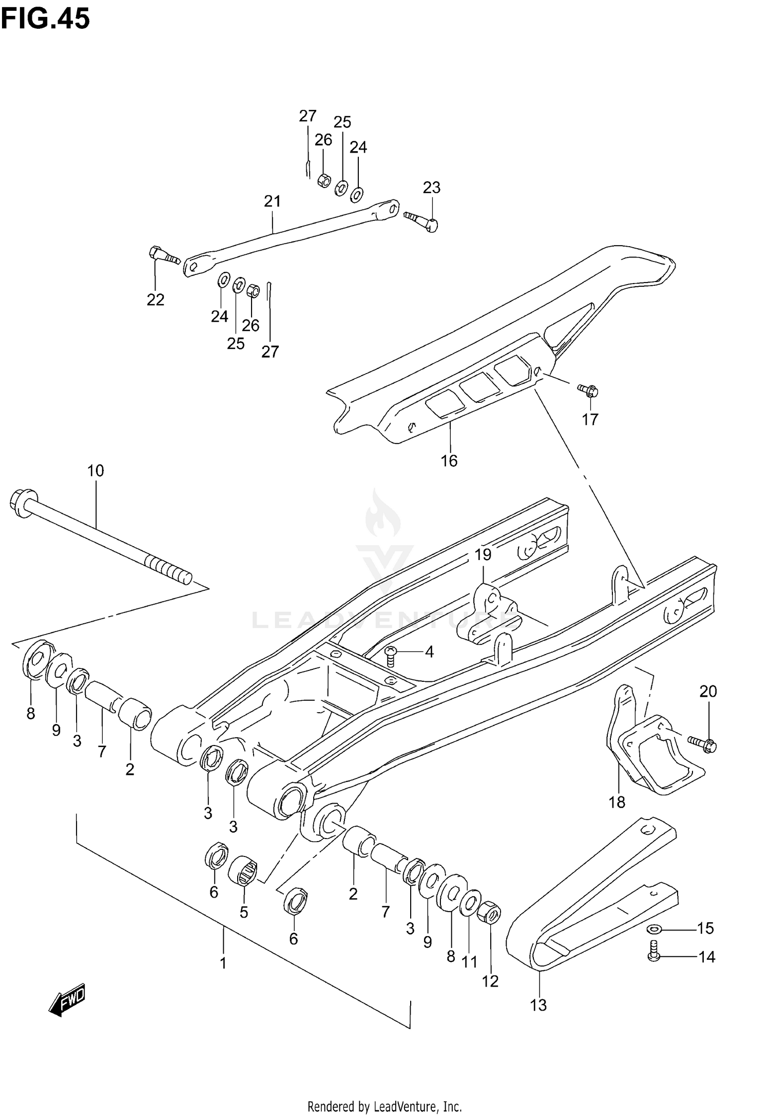 REAR SWINGING ARM