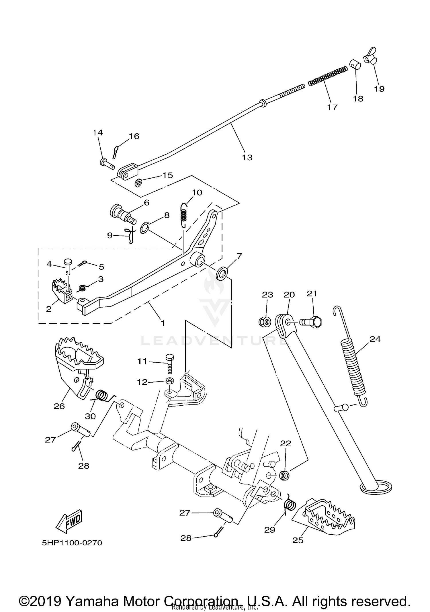 SECONDARY DRIVE (MODEL K1/K2)