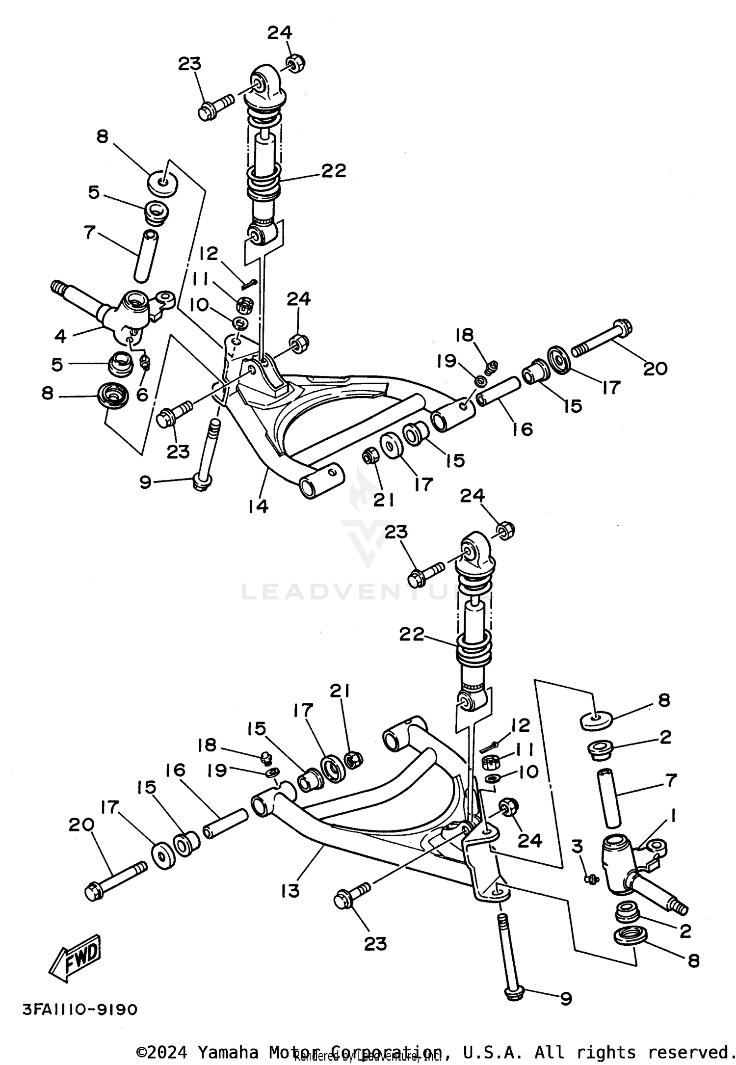 FRONT FENDER (DL1000AL9 E28)