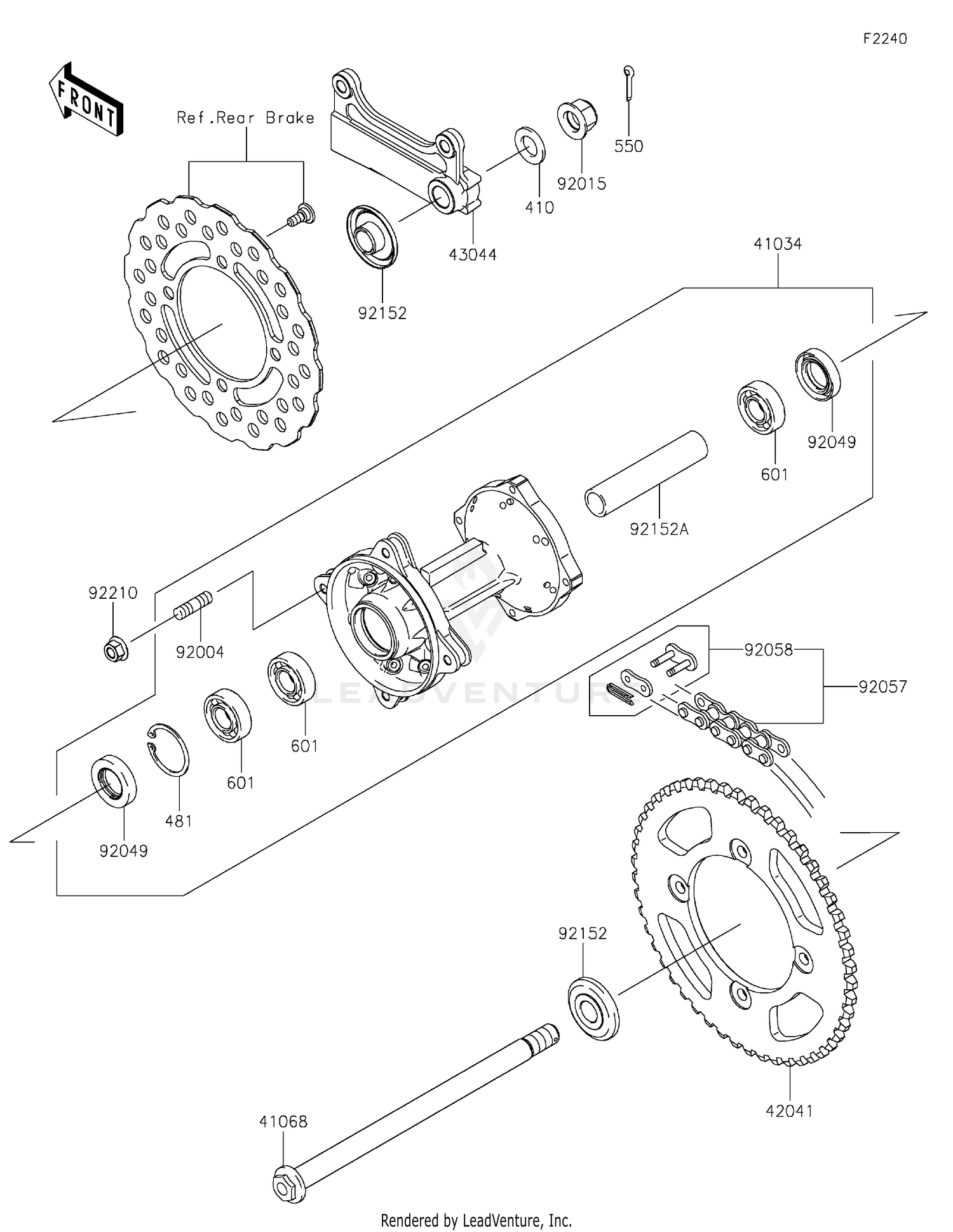 REAR SWINGINGARM
