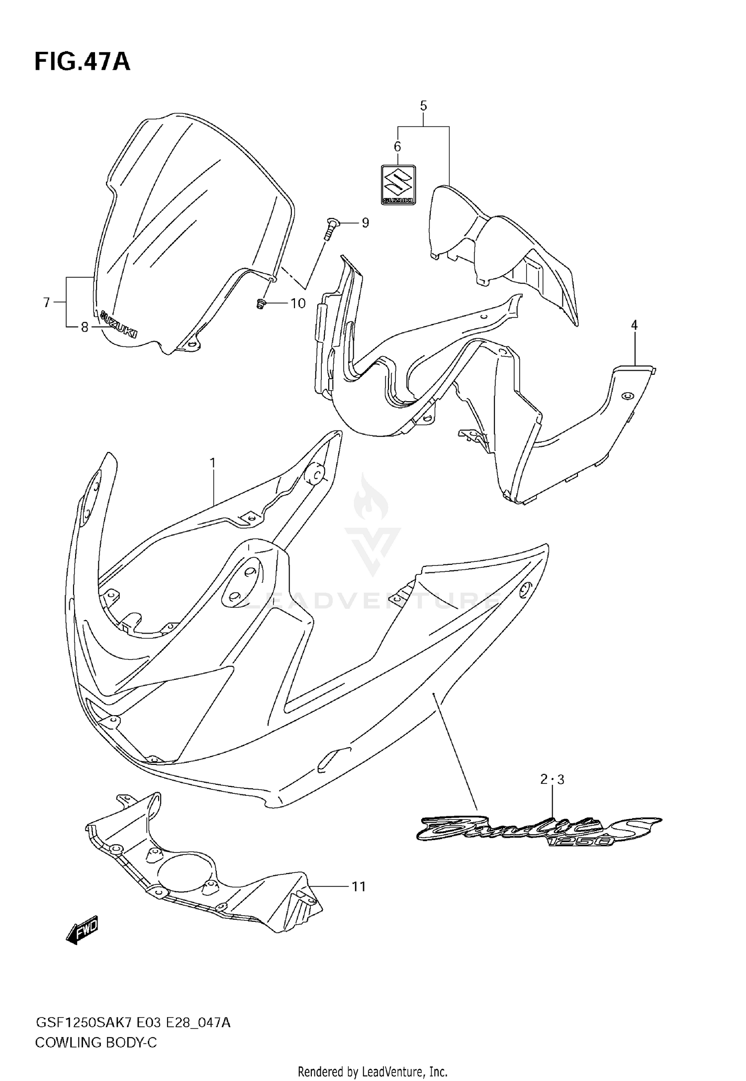 COWLING (MODEL K8)