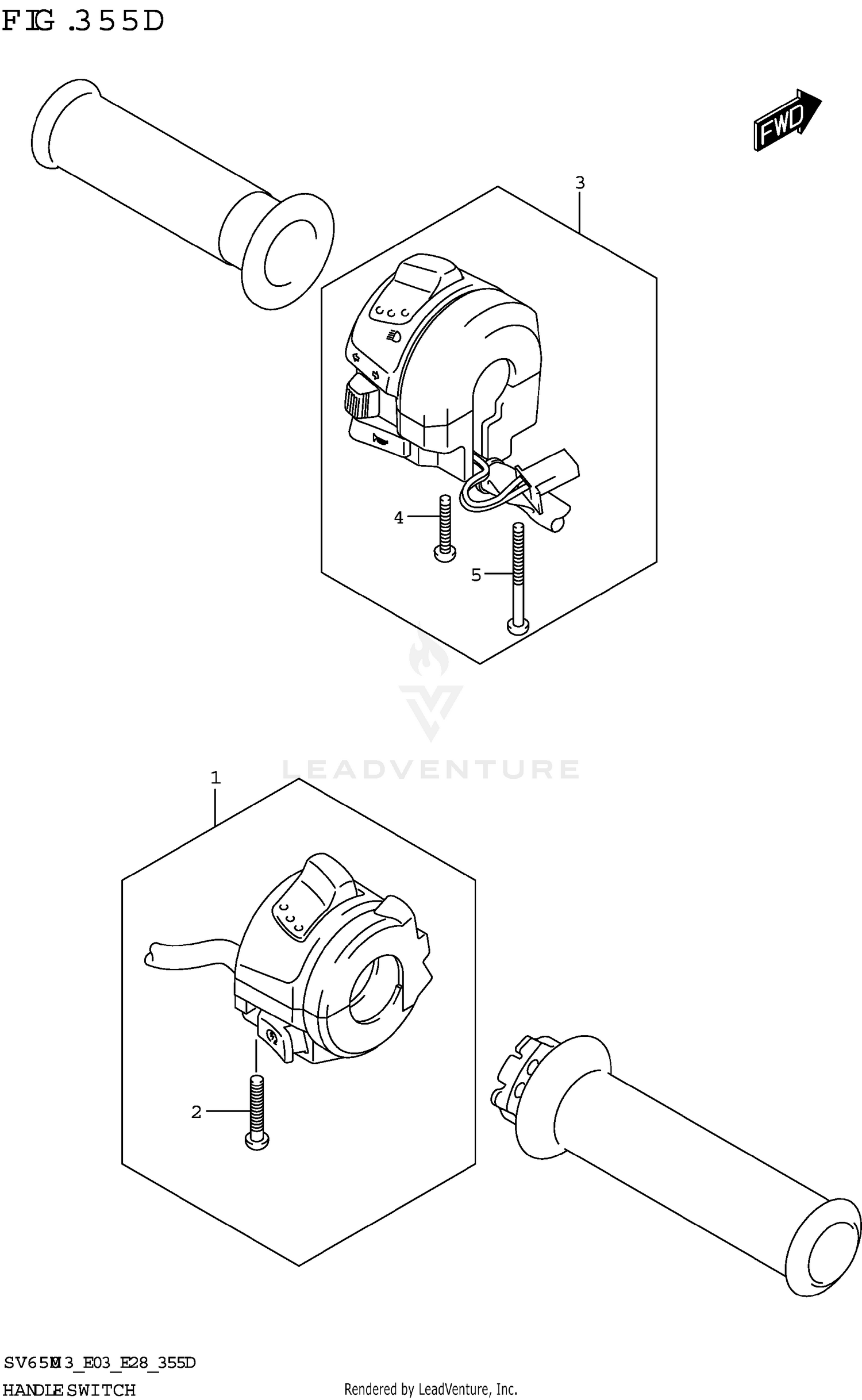 HANDLE SWITCH (SV650XA)