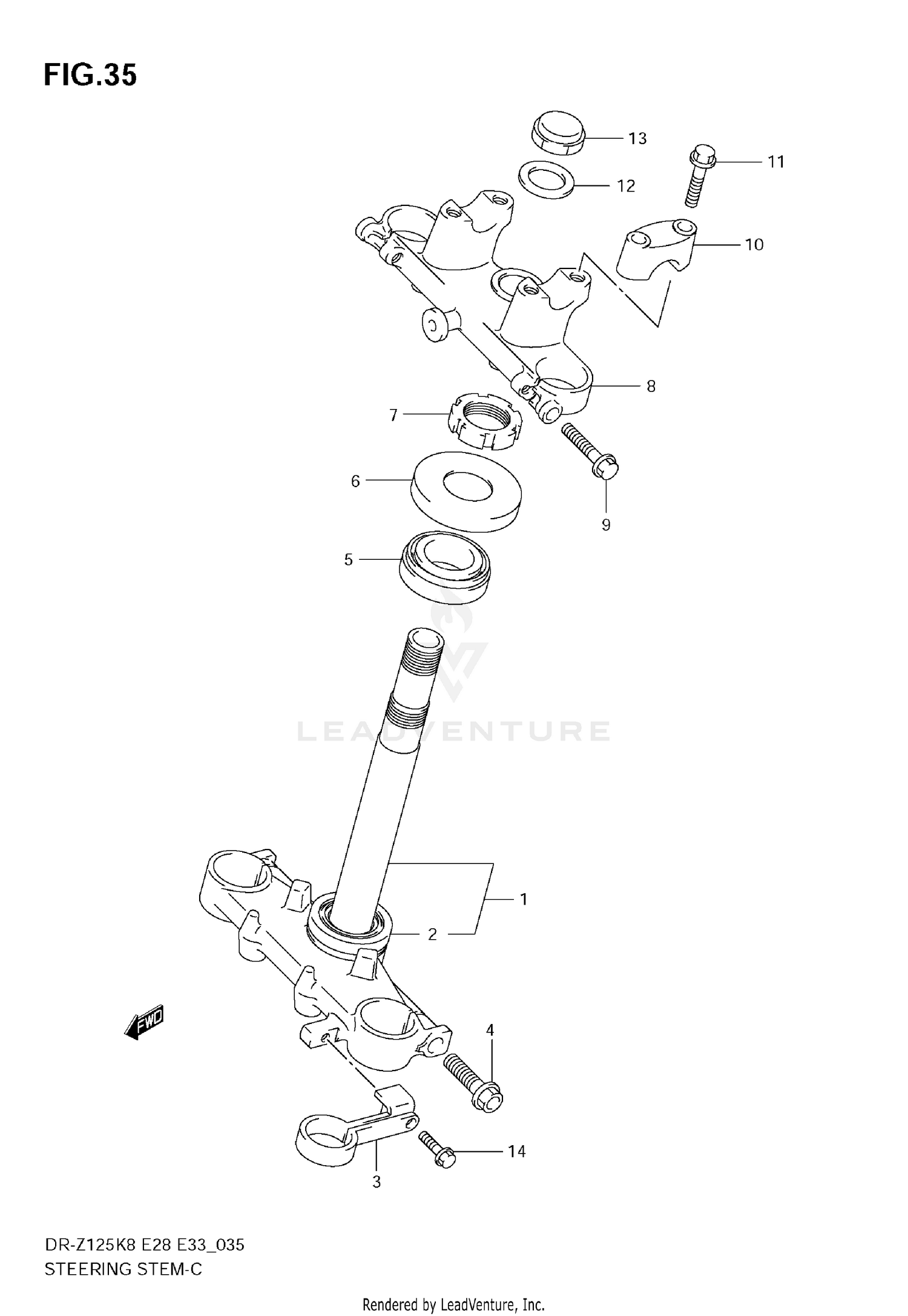 FRAME COVER (DR-Z400SML8 E33)
