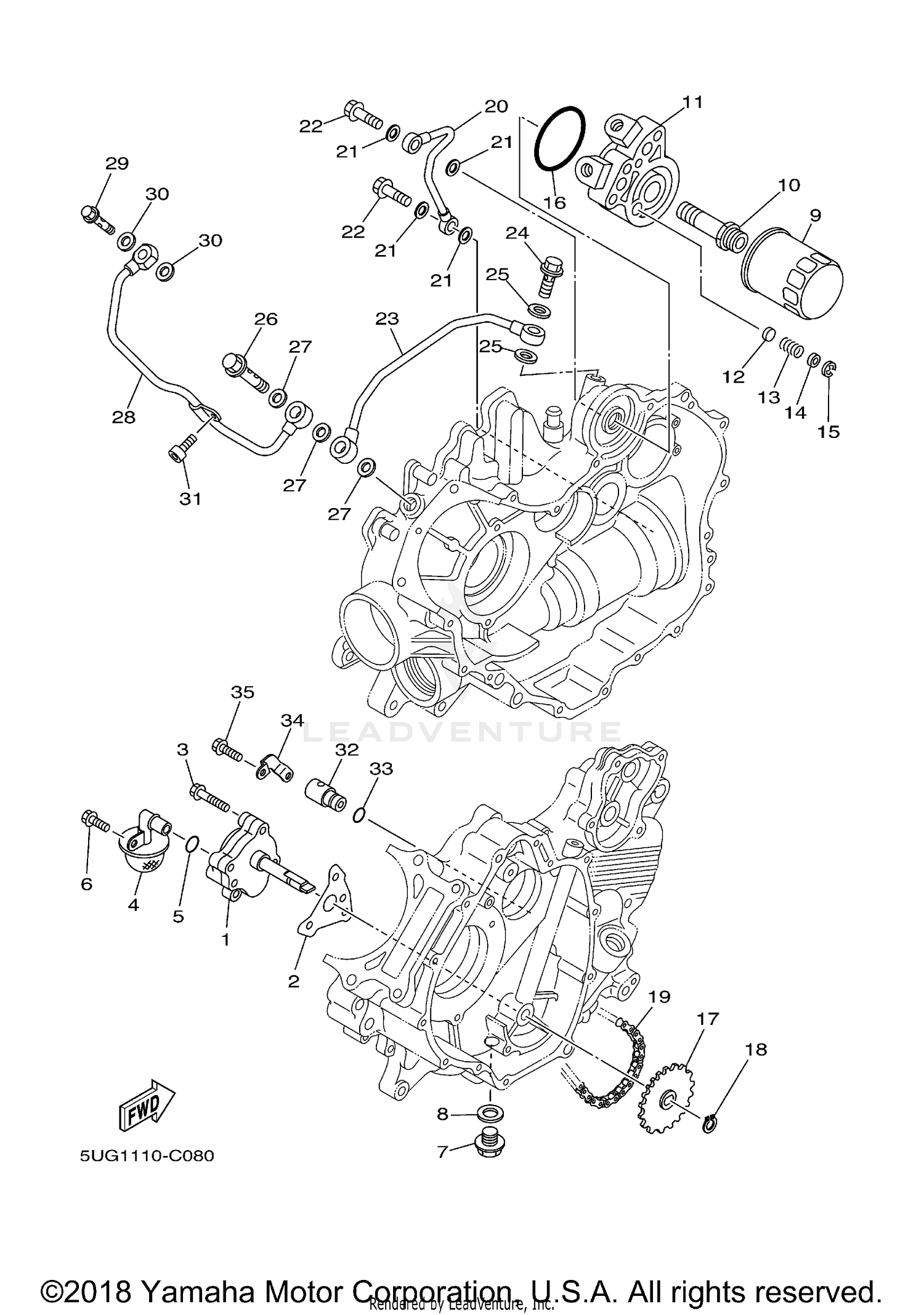 CYLINDER HEAD (REAR)