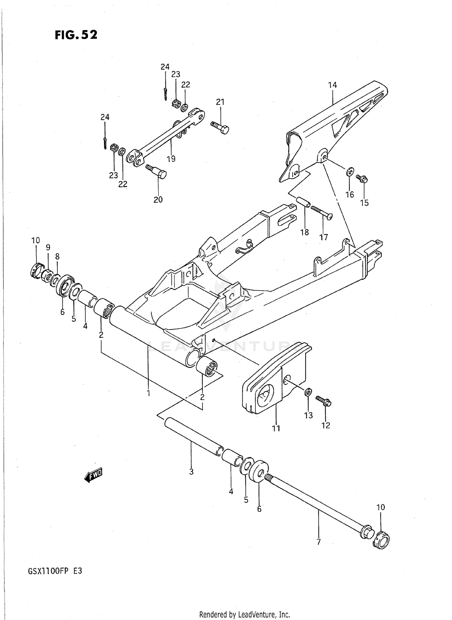 REAR SWINGING ARM