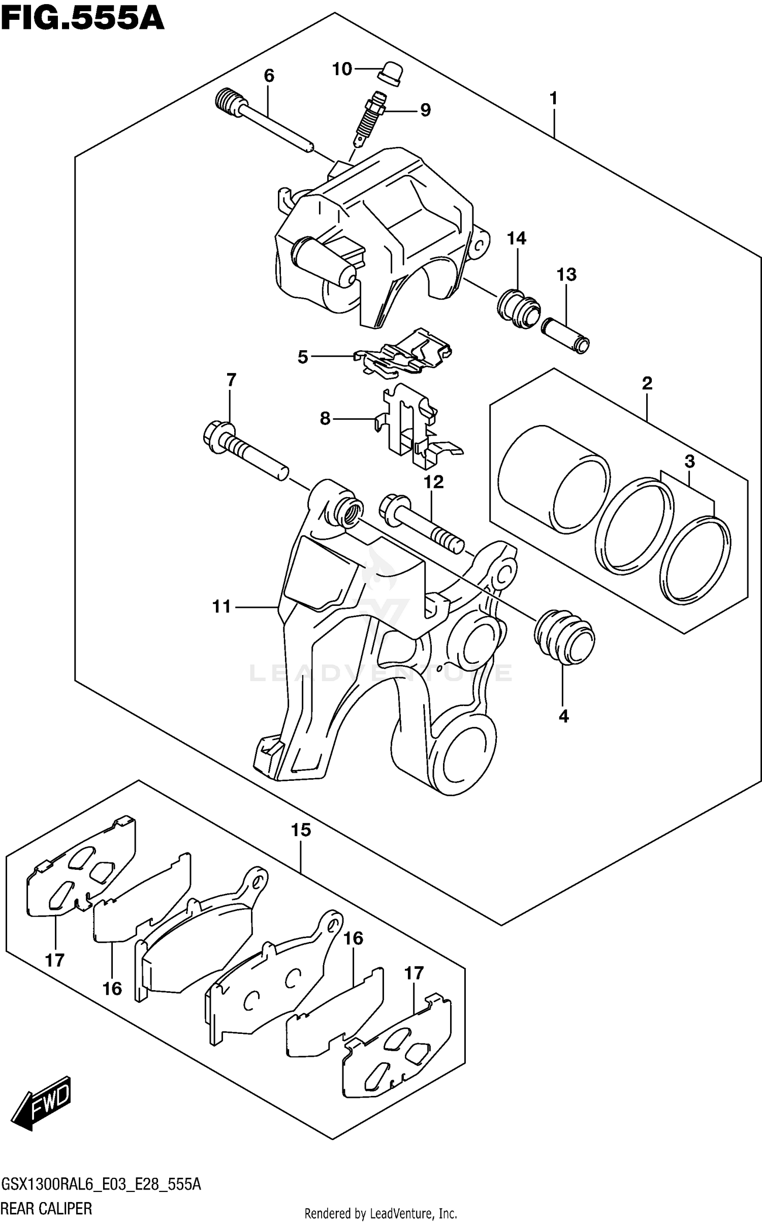 REAR CALIPER