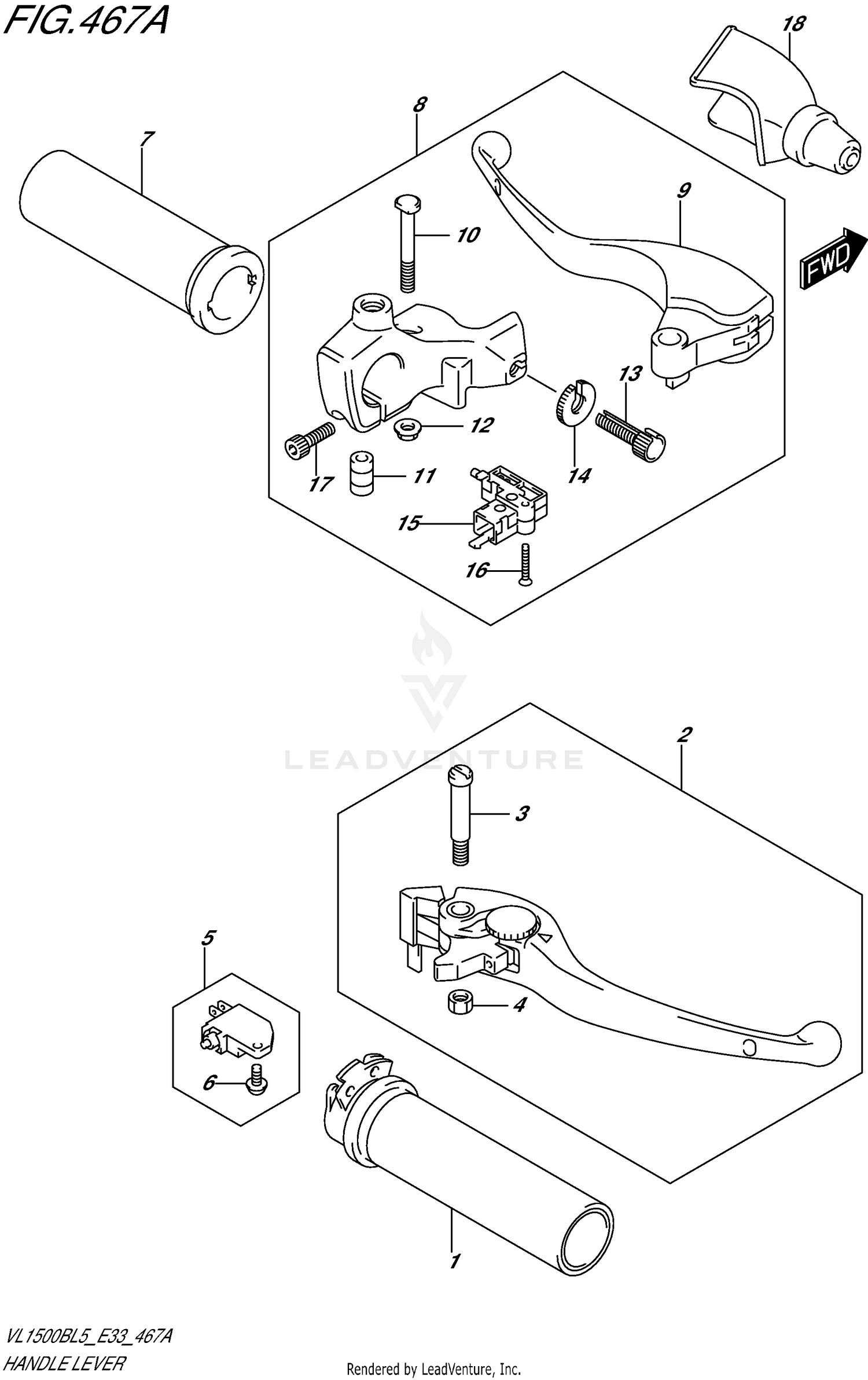 HANDLE LEVER