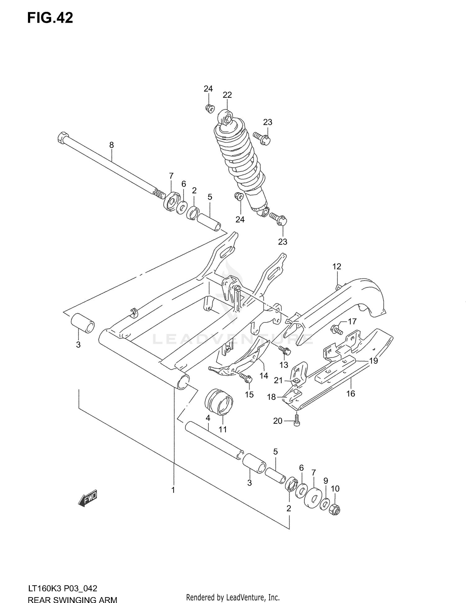 REAR SWINGING ARM