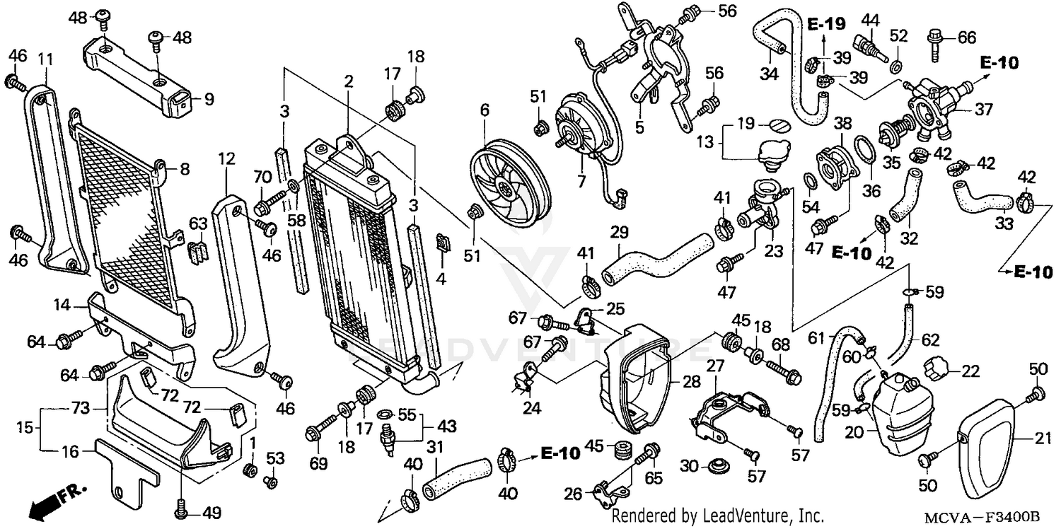 FRONT FENDER (MODEL K6)