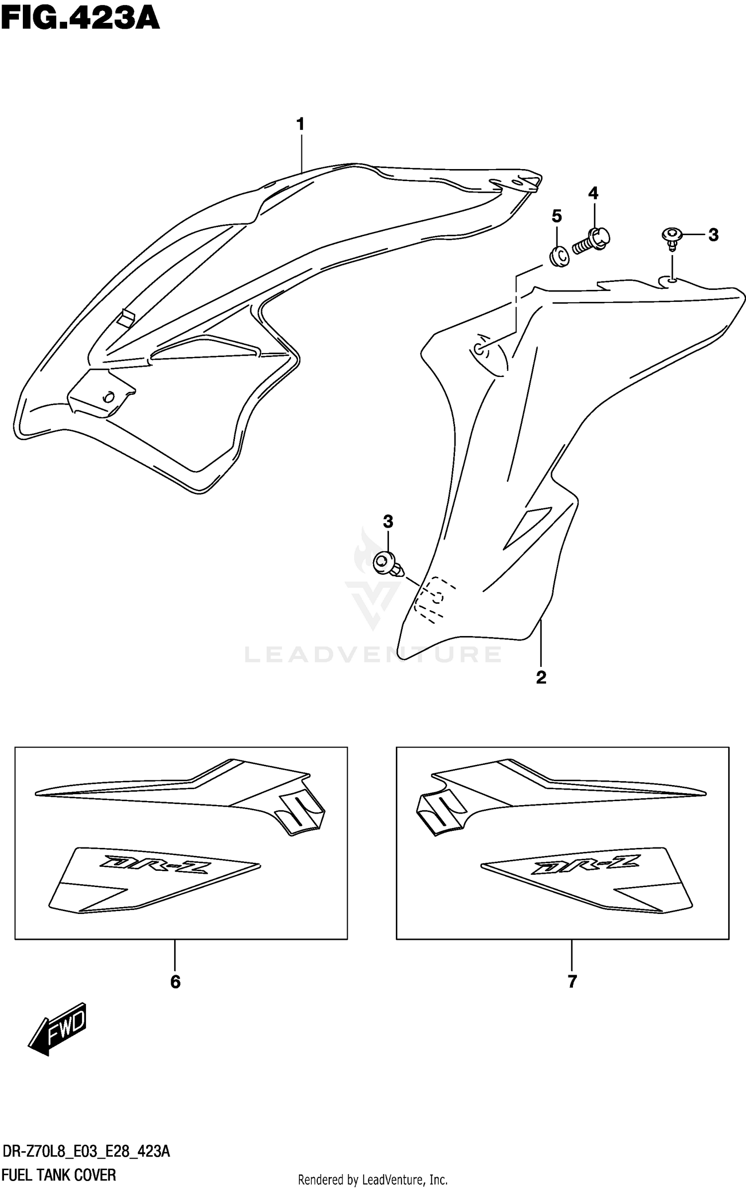 FUEL TANK COVER