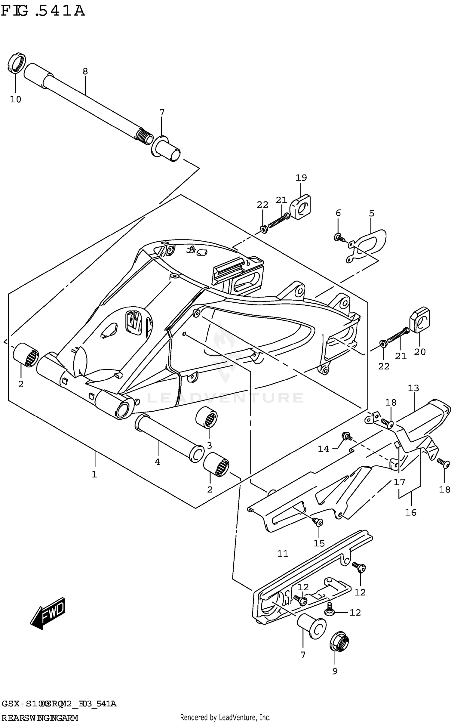 REAR SWINGINGARM