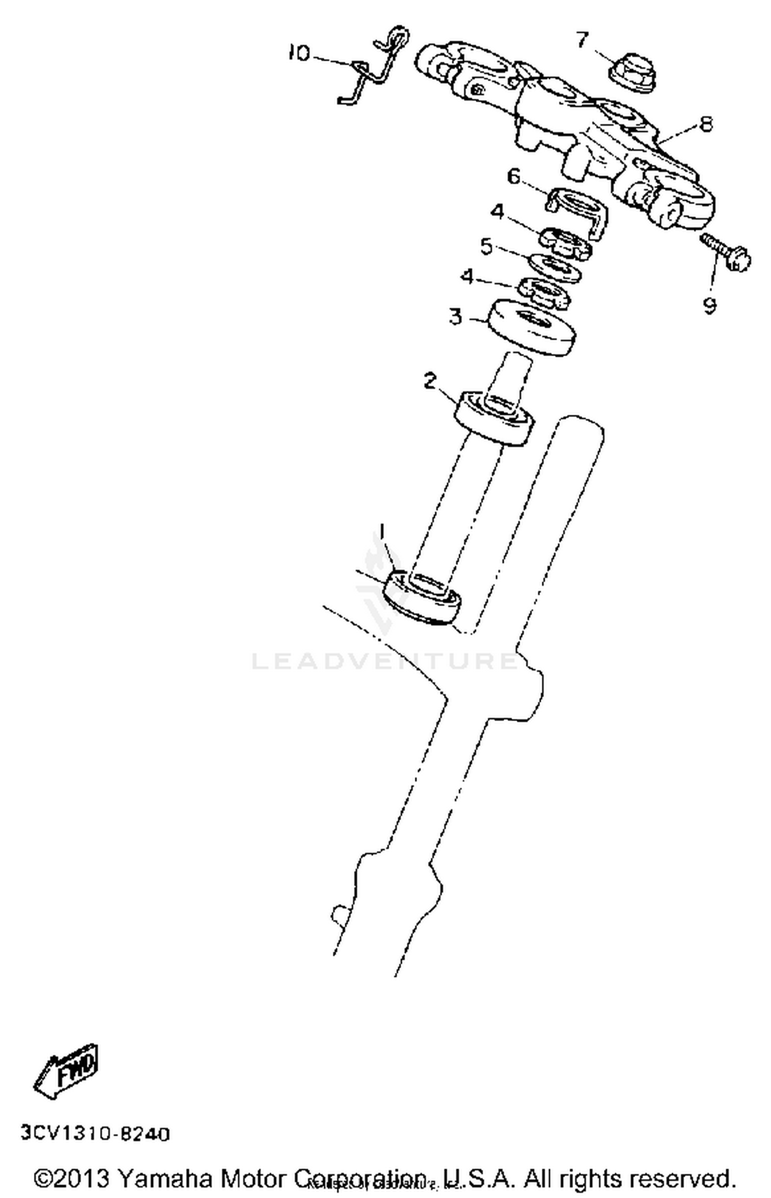 FRONT MASTER CYLINDER (MODEL G)