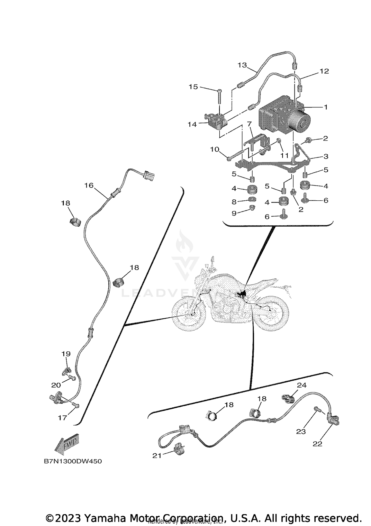 REAR BRAKE ASSY