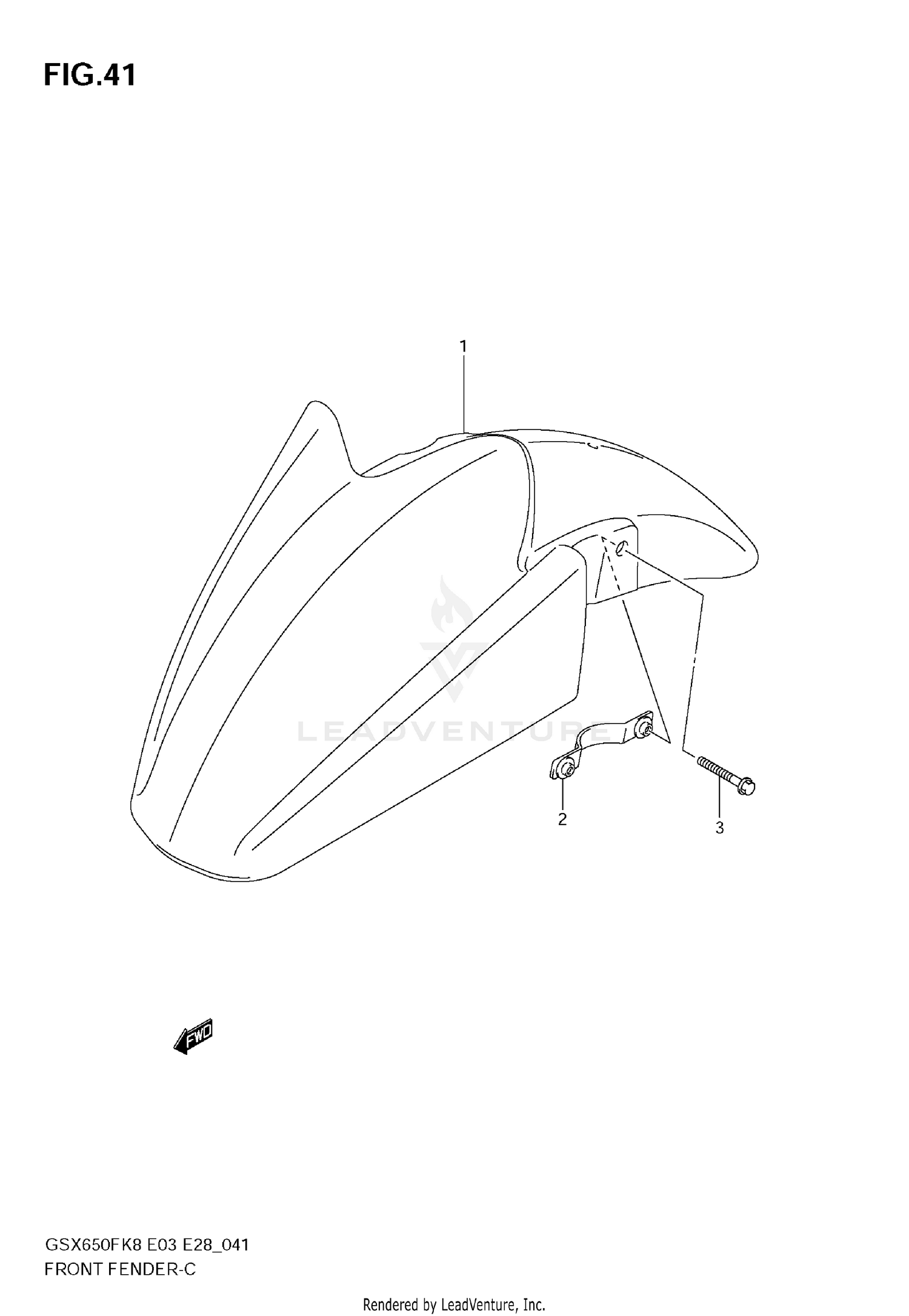 FRONT FENDER