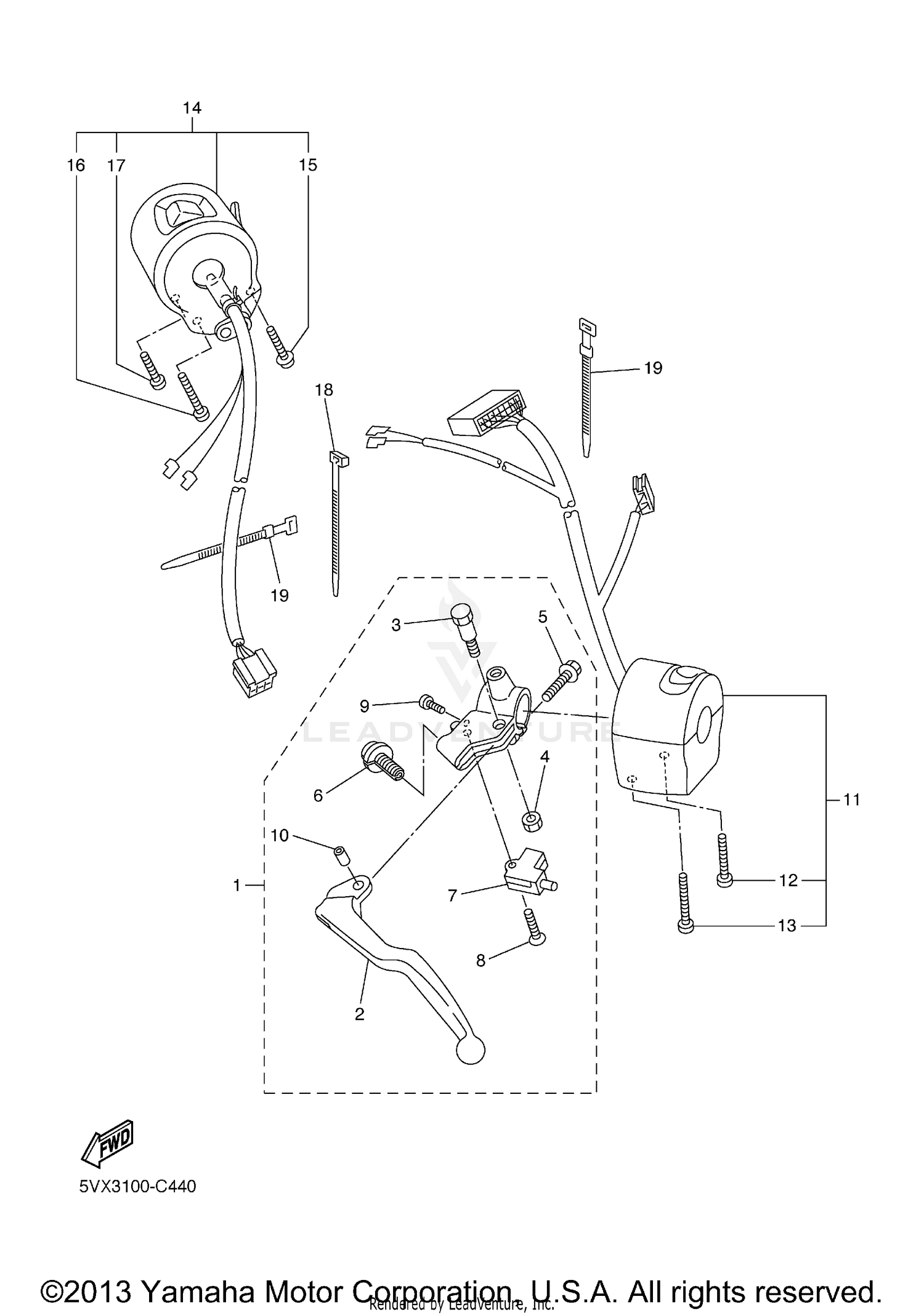 WIRING HARNESS (LT-A500X E33)