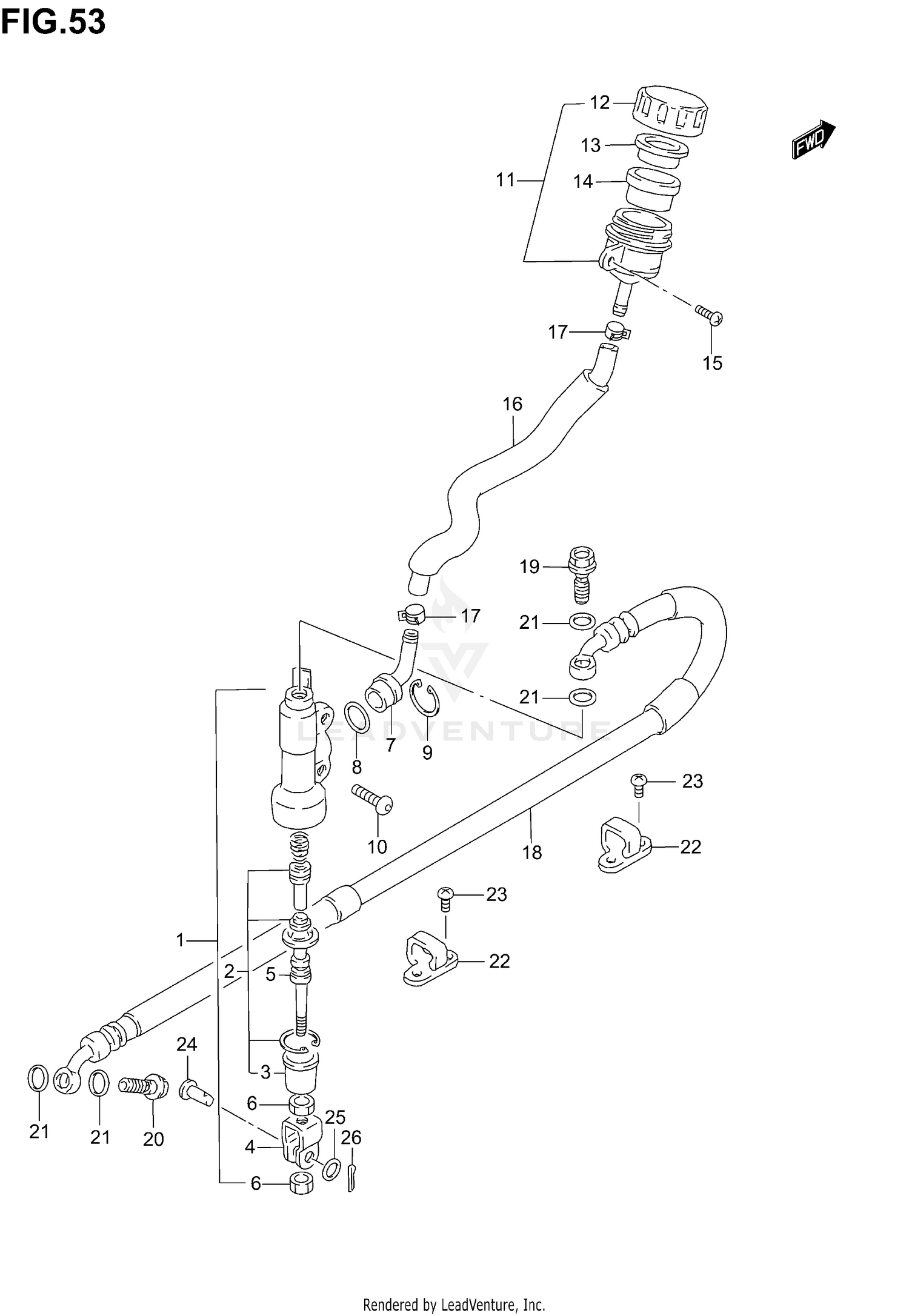 REAR MASTER CYLINDER