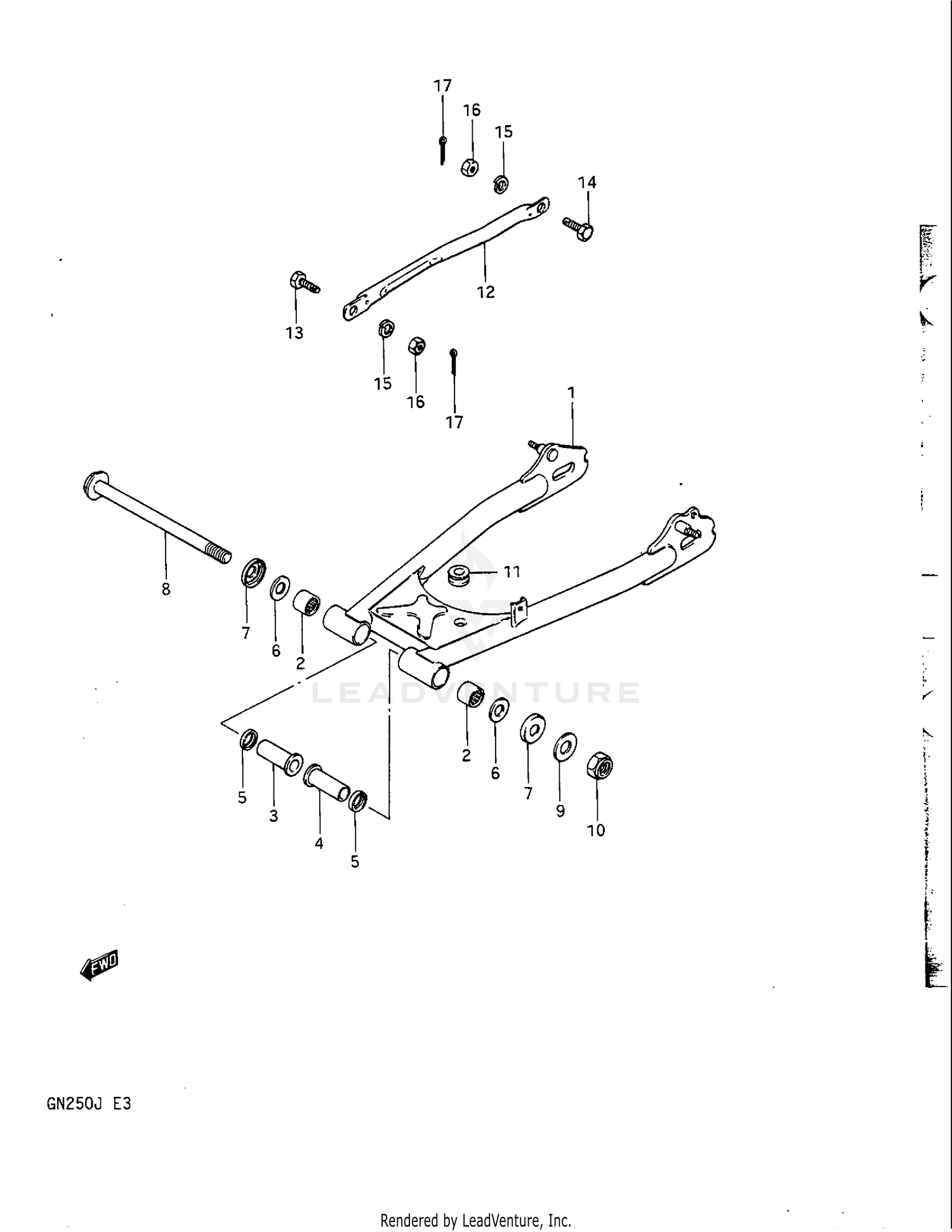 REAR SWINGING ARM