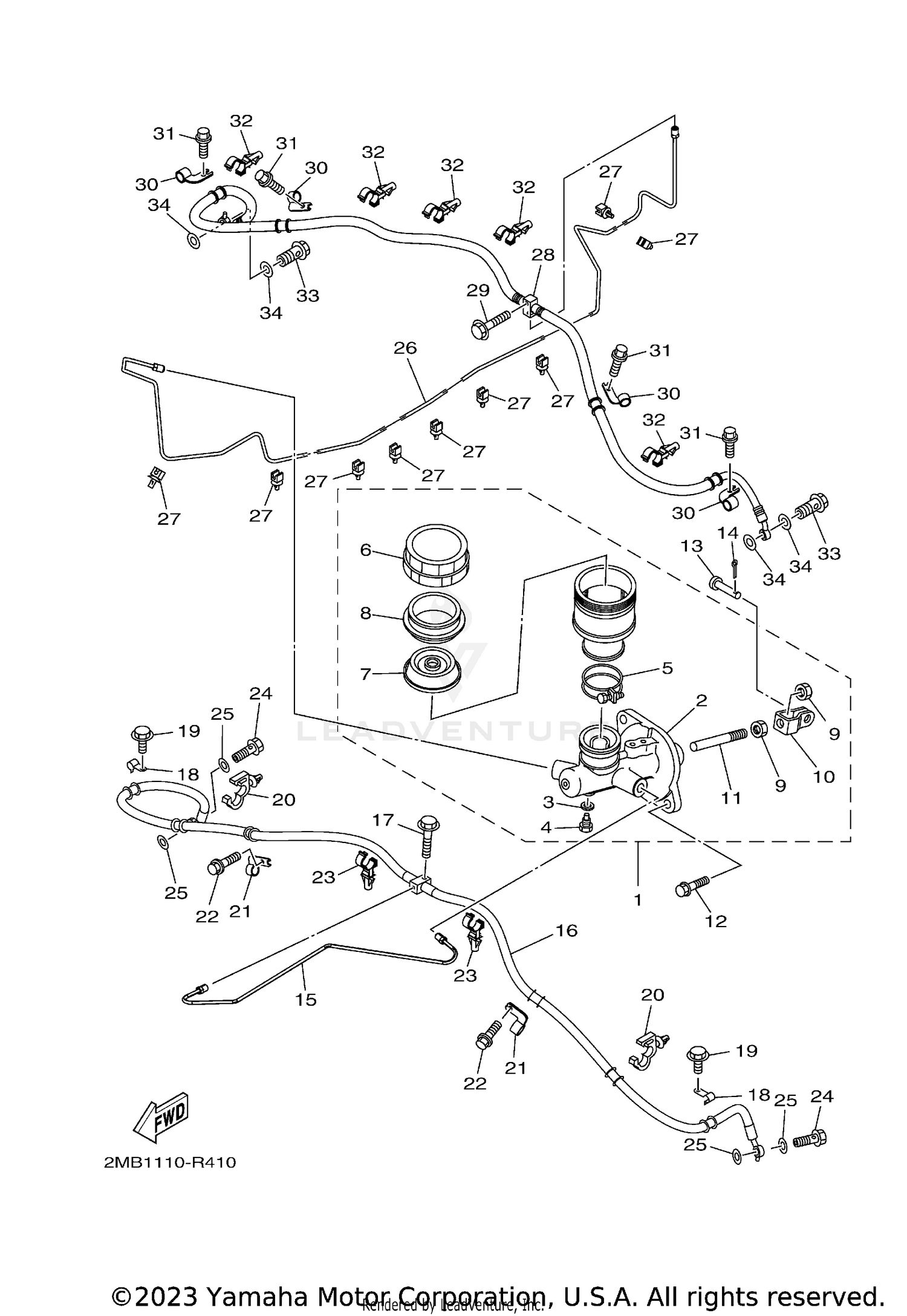 FRAME COVER (VL1500BL9 E33)