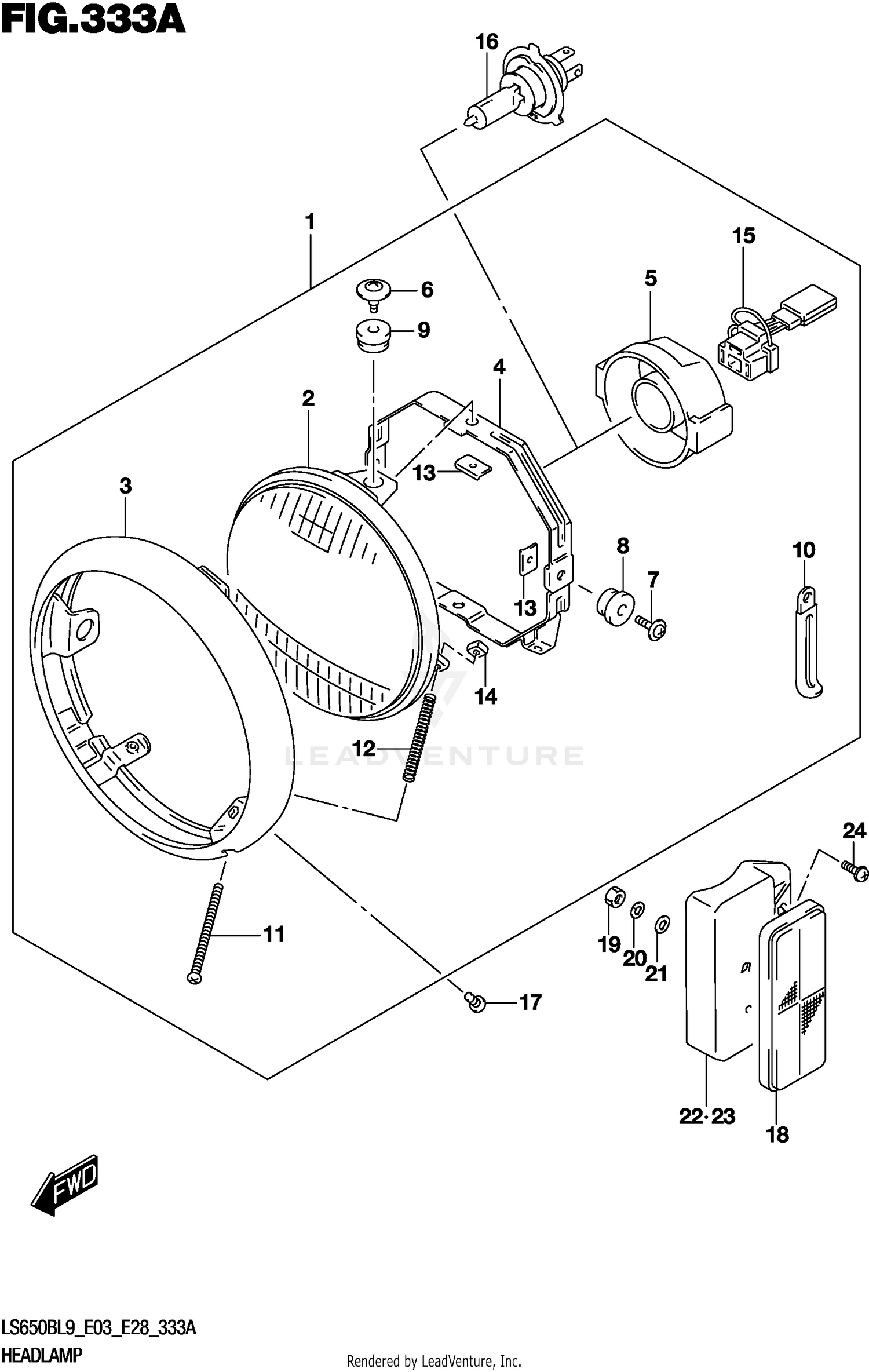 LEFT HANDLE LEVER