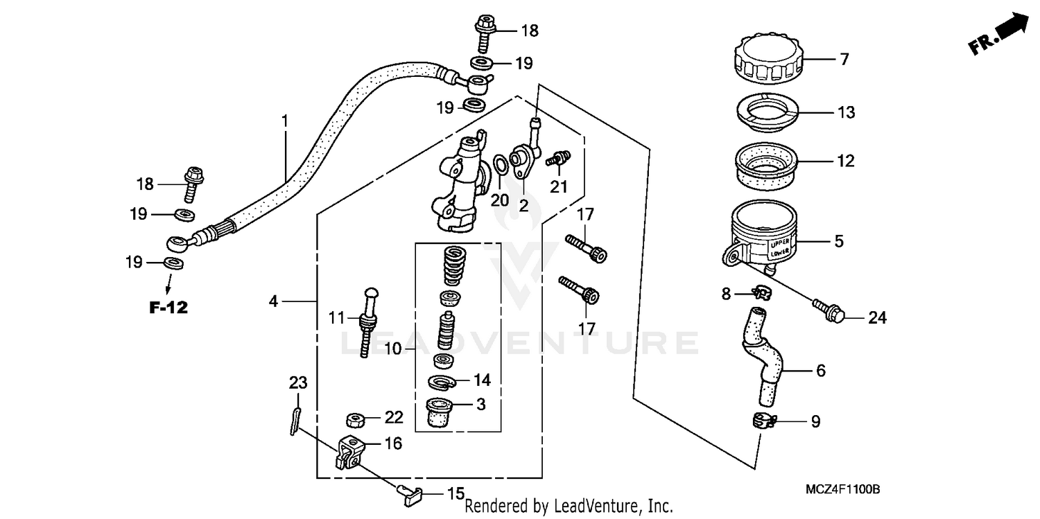 STEERING STEM (VL1500BL9 E03)