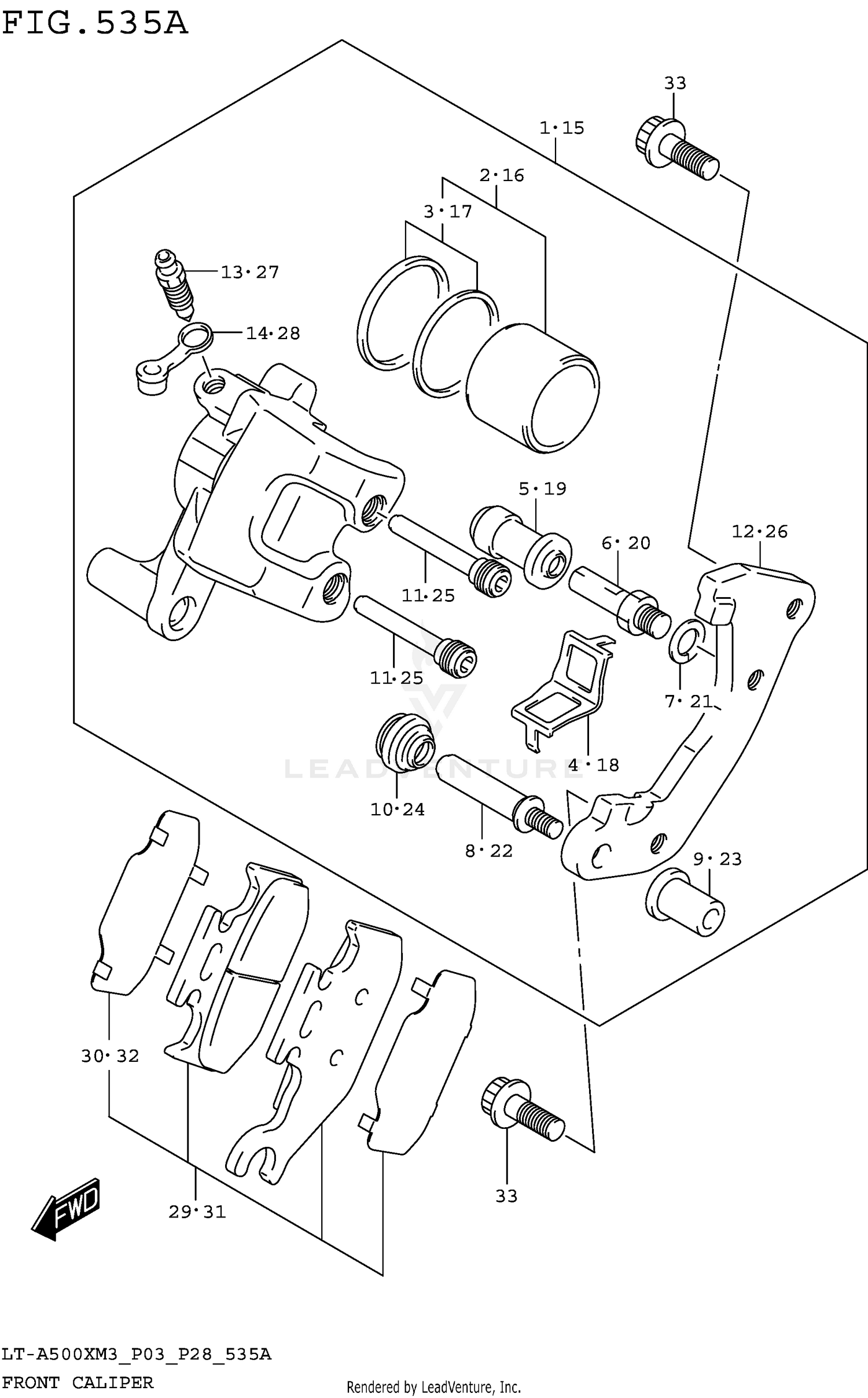 FRONT CALIPER