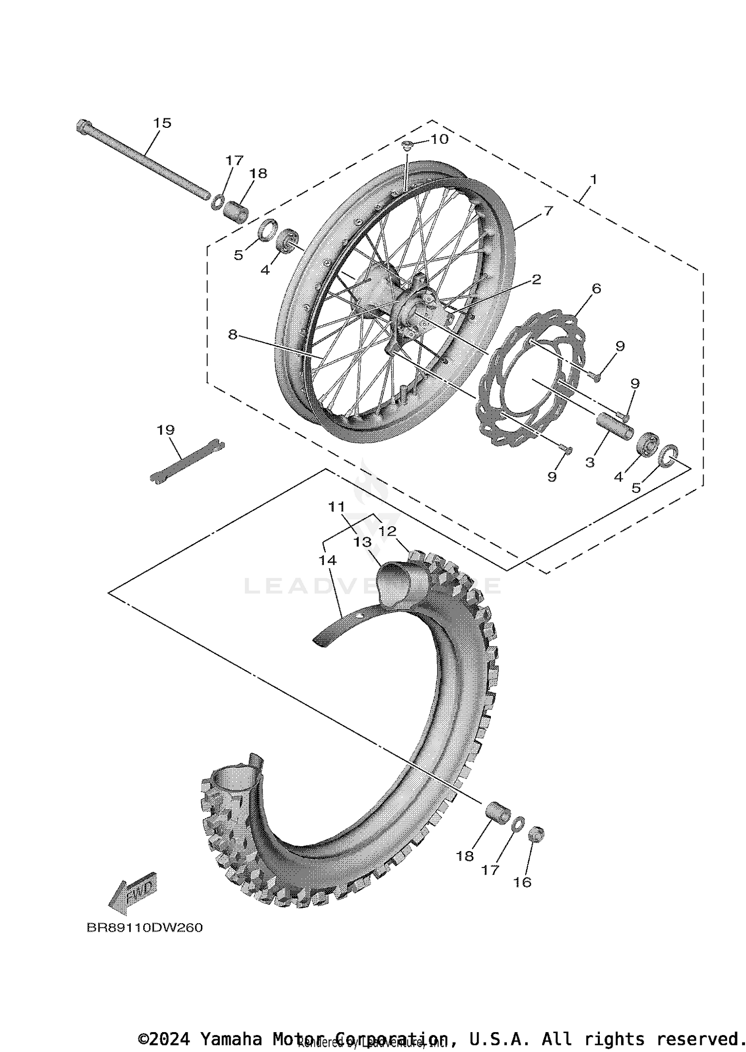 HANDLEBAR (VL800TL5 E33)