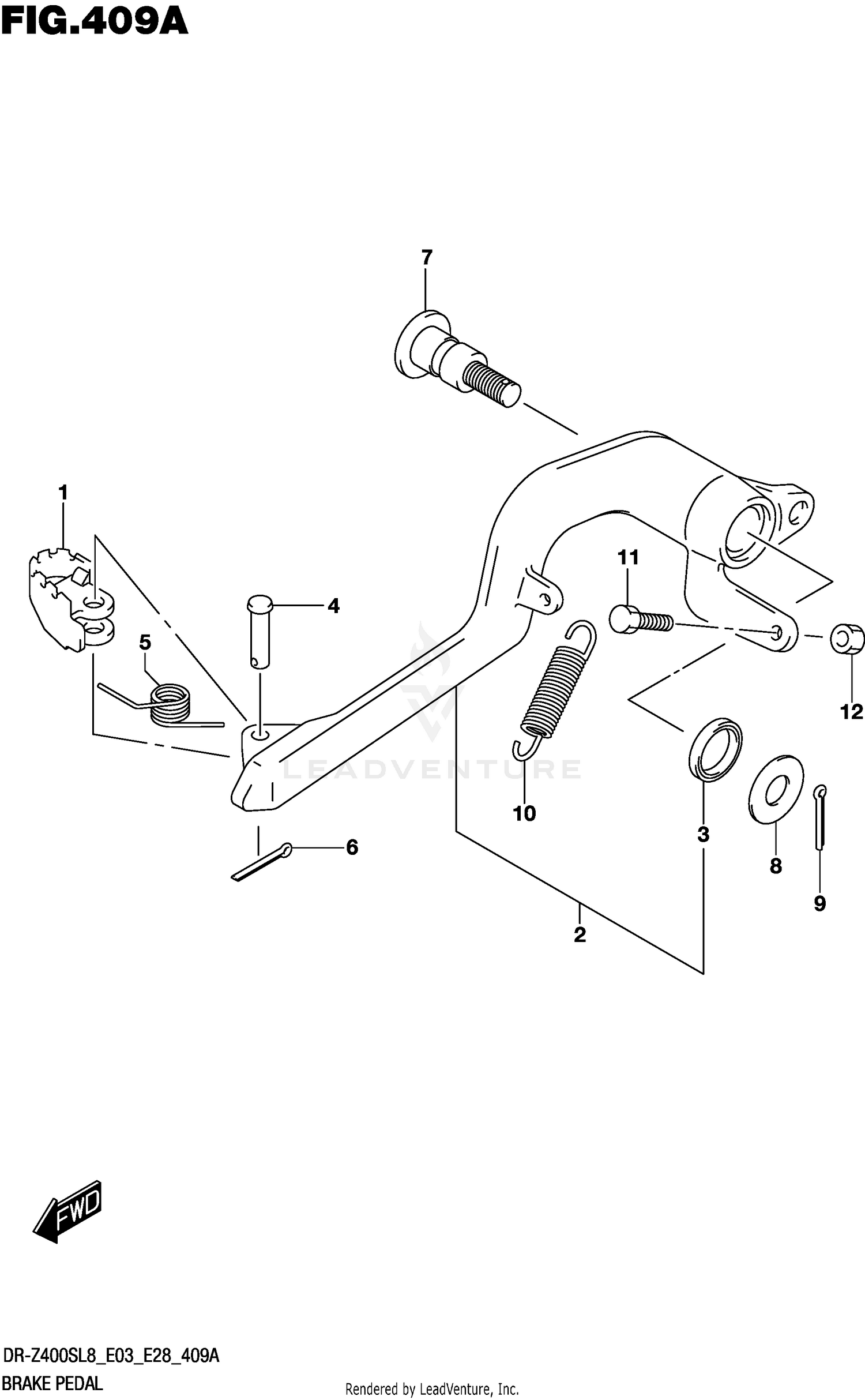 LEFT HANDLE LEVER