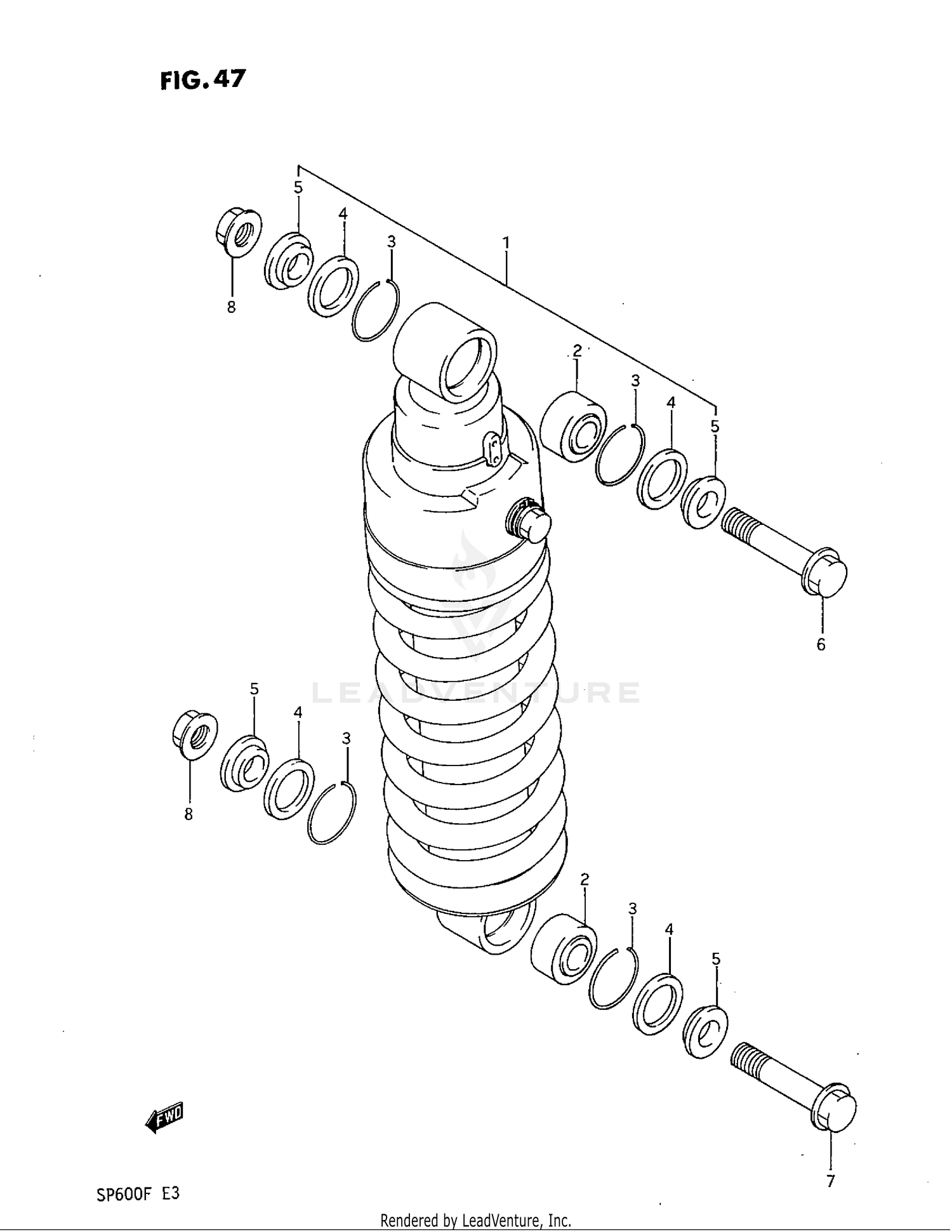 REAR SHOCK ABSORBER