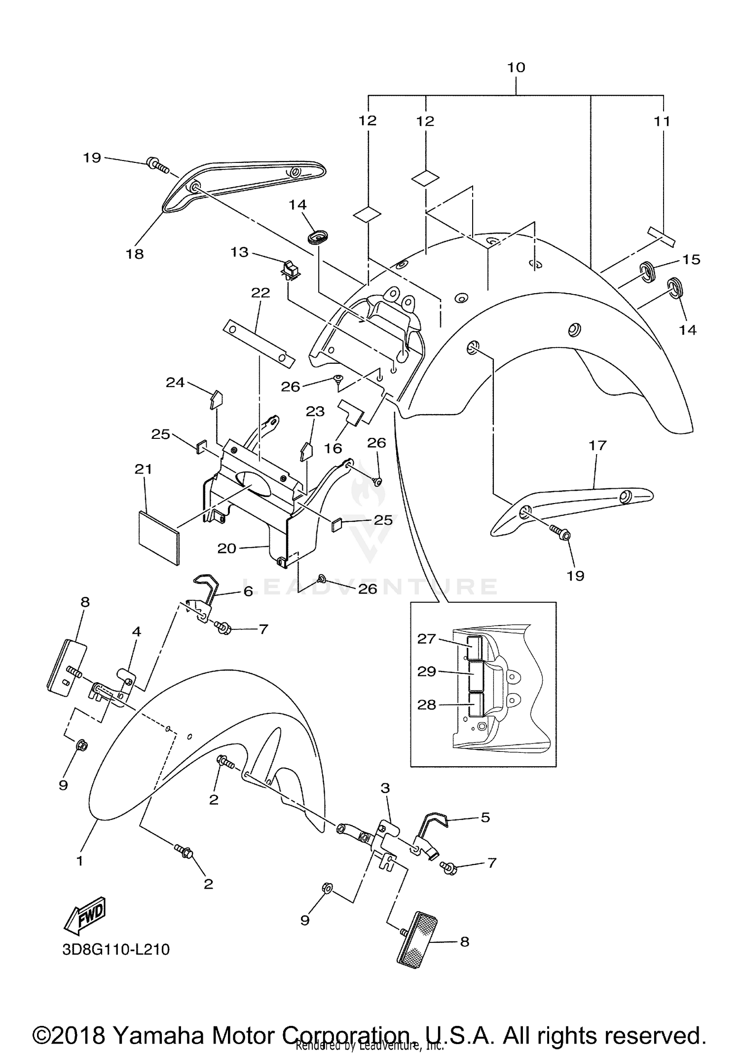 REAR MASTER CYLINDER