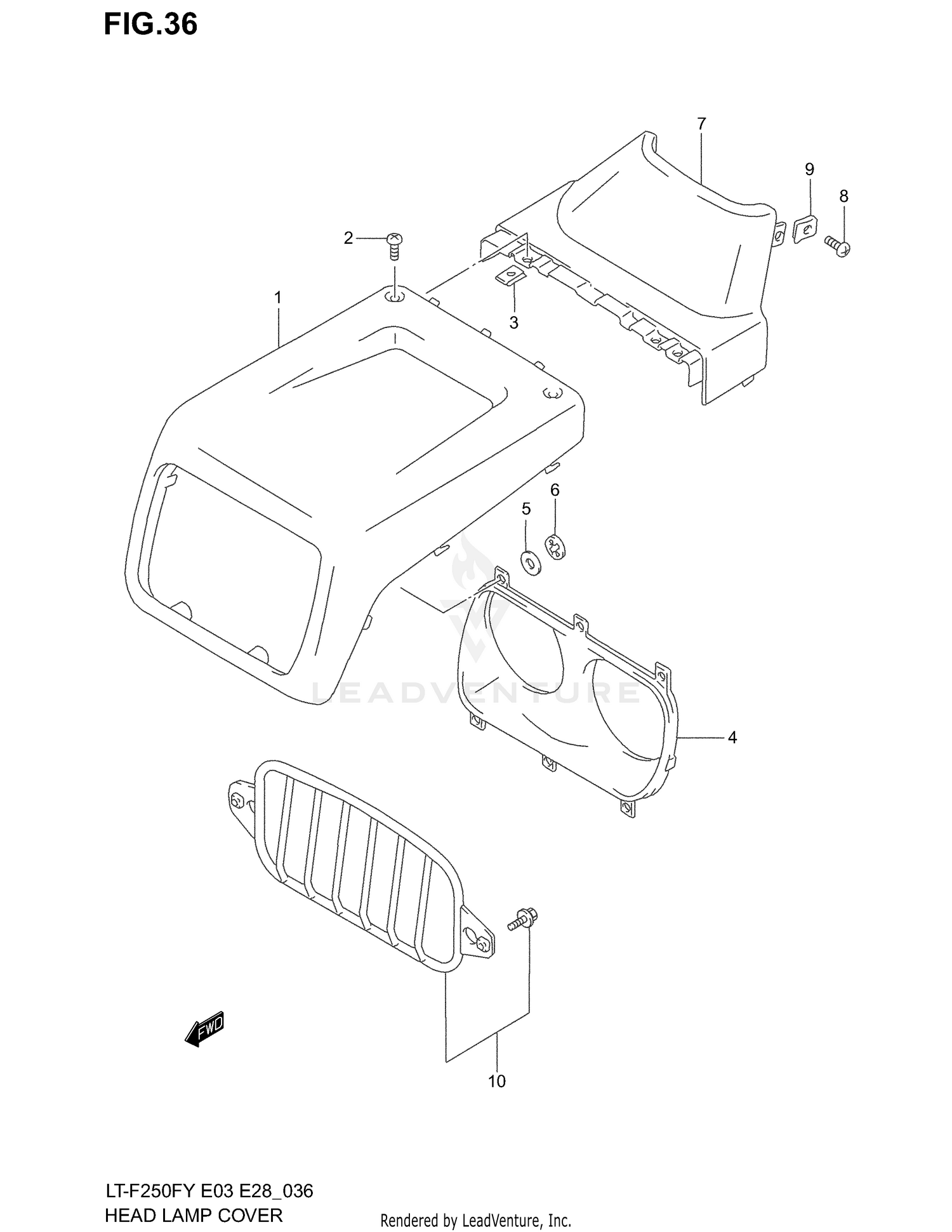 HEADLAMP COVER