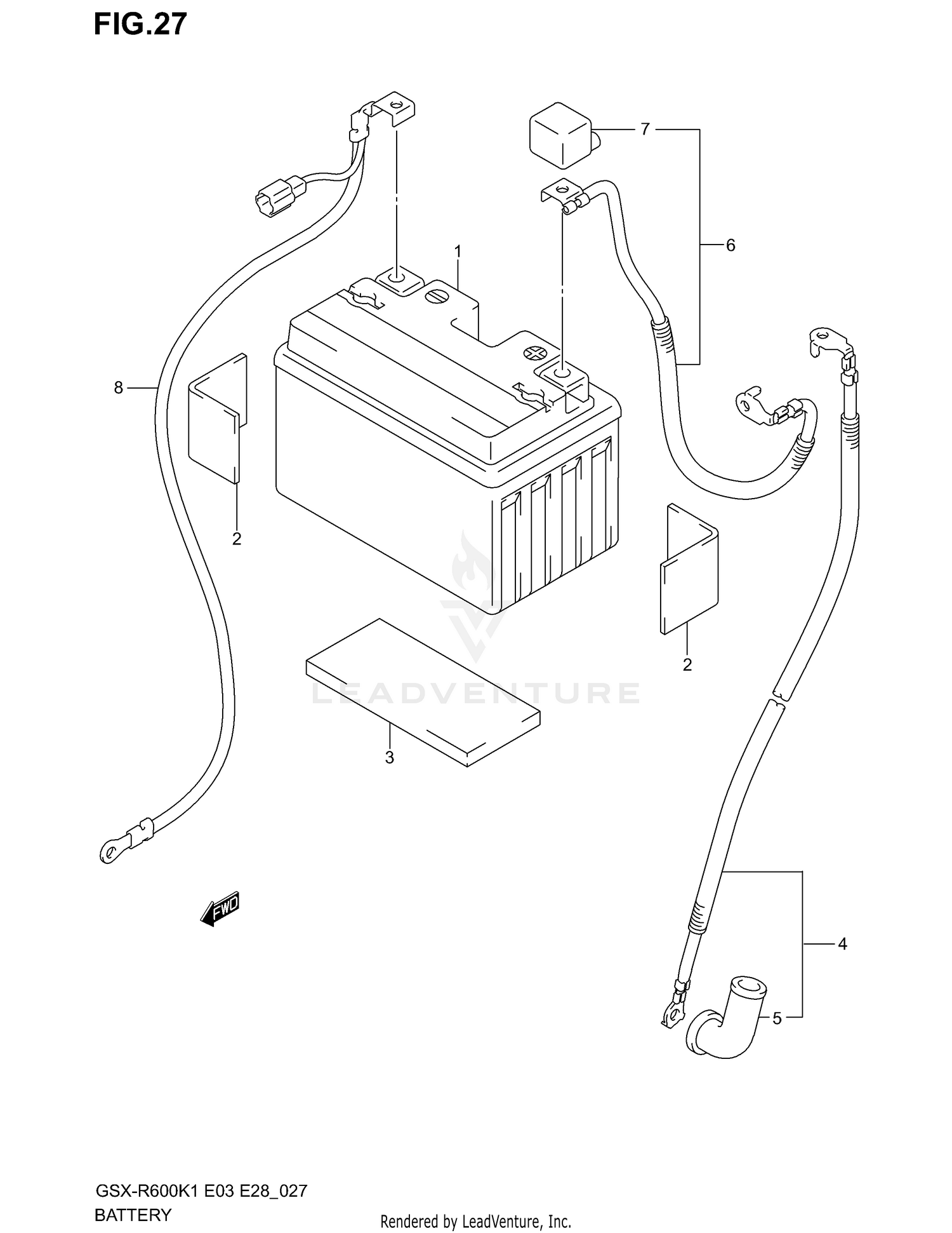 FRONT FORK DAMPER (VL1500L4 E03)