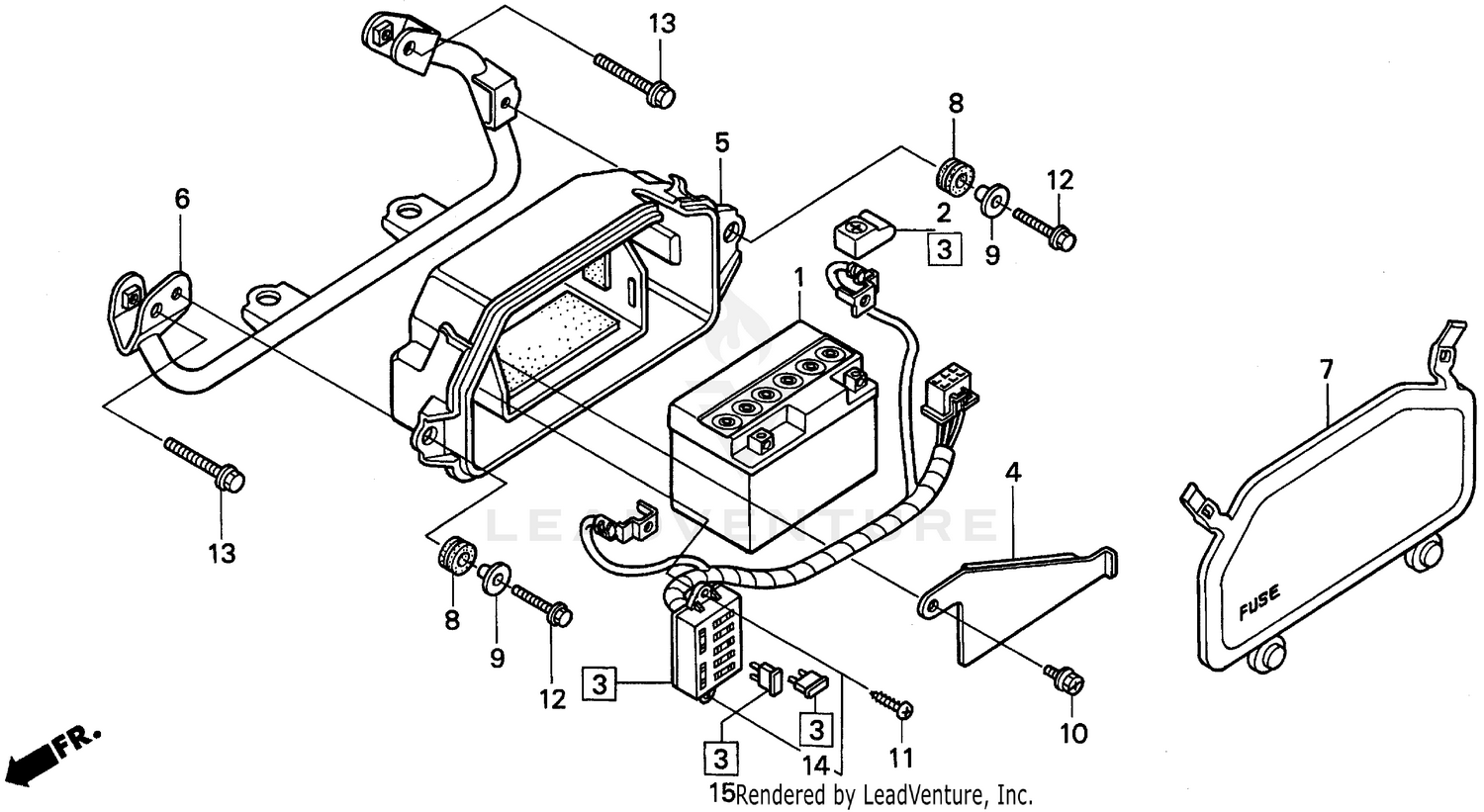 HEADLAMP HOUSING (MODEL K9)