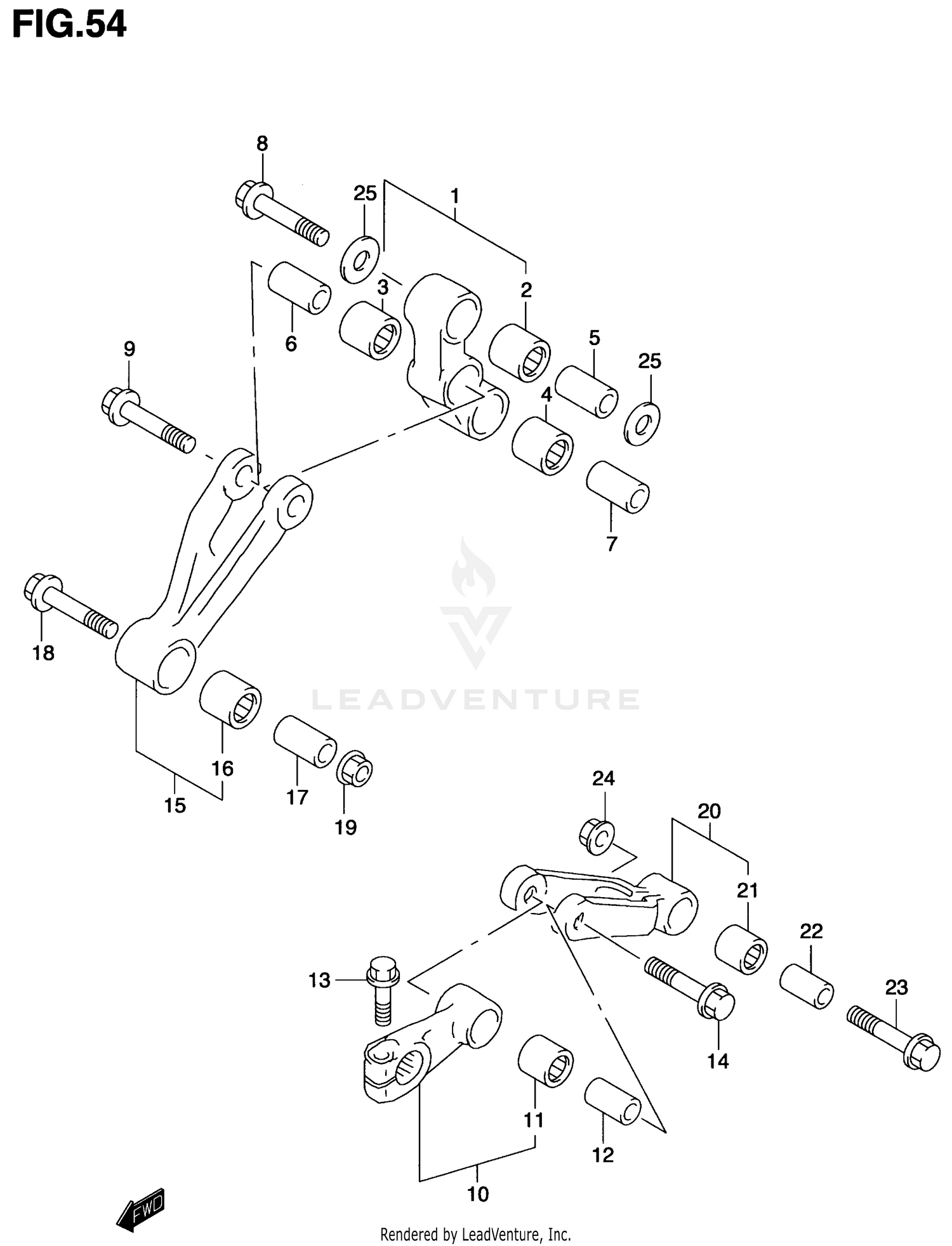 REAR CUSHION LEVER