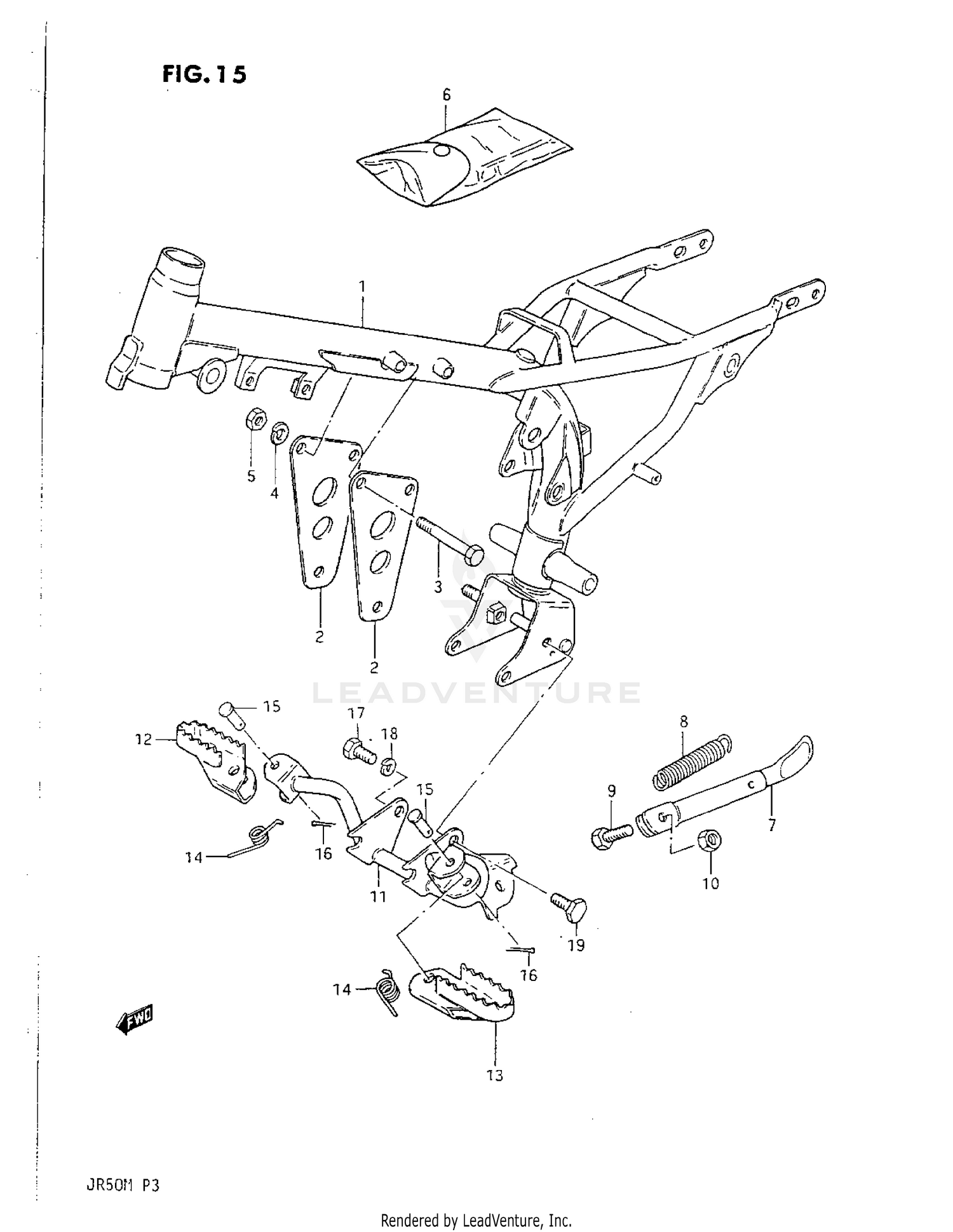 FRAME-FOOTREST