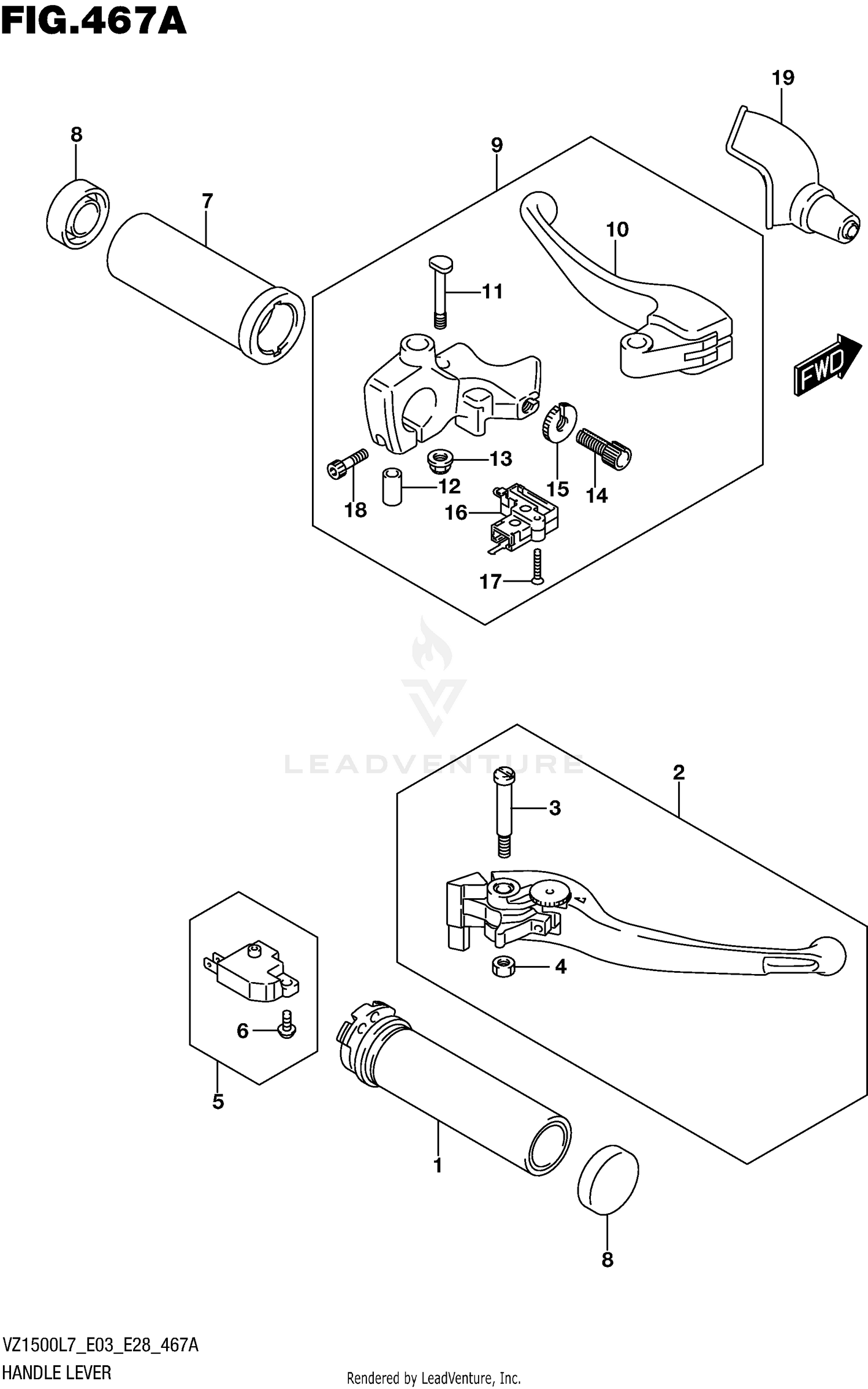 HANDLE LEVER