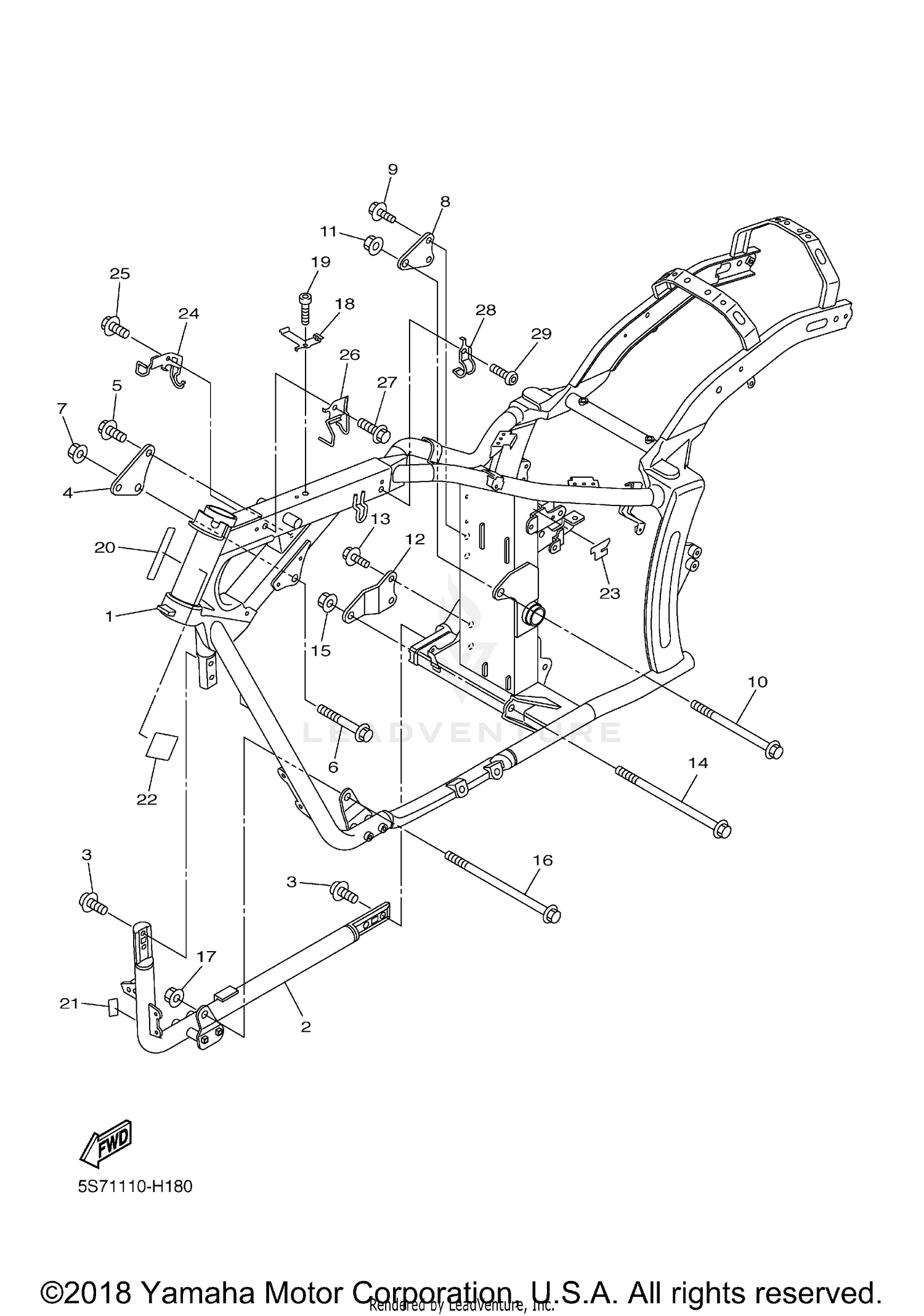 REAR SHOCK ABSORBER