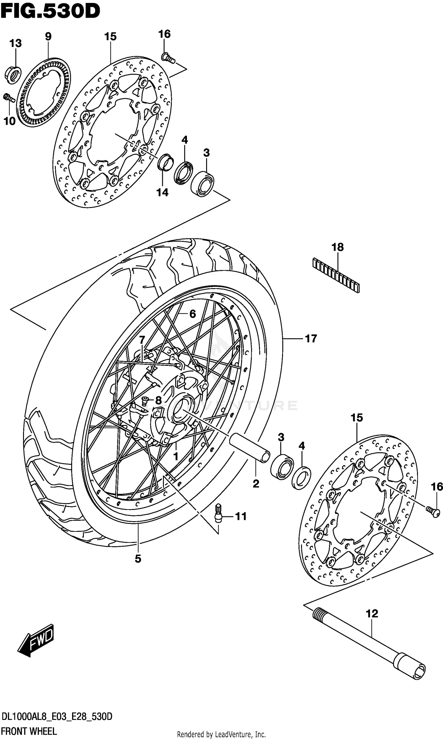 FRONT WHEEL (DL1000XAL8 E03)
